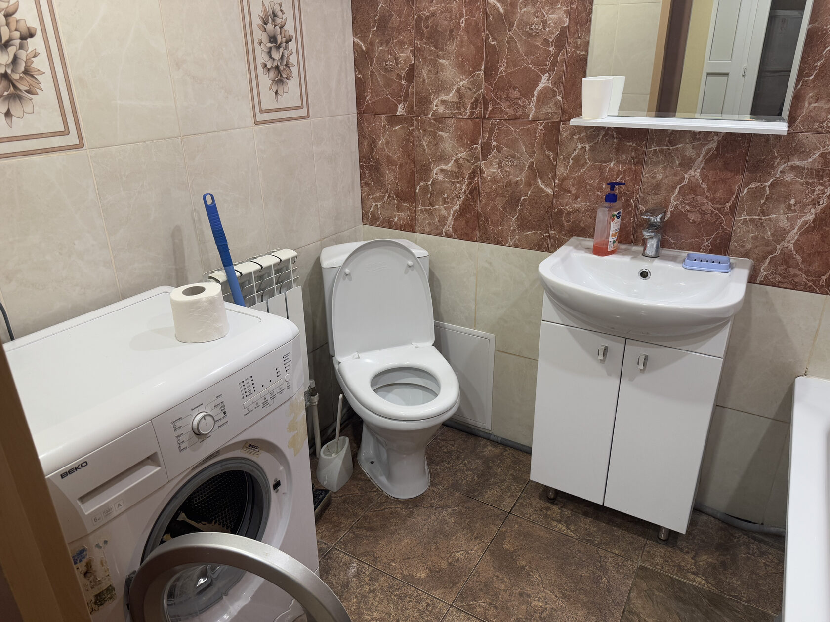 Cемейный номер с собственной ванной комнатой