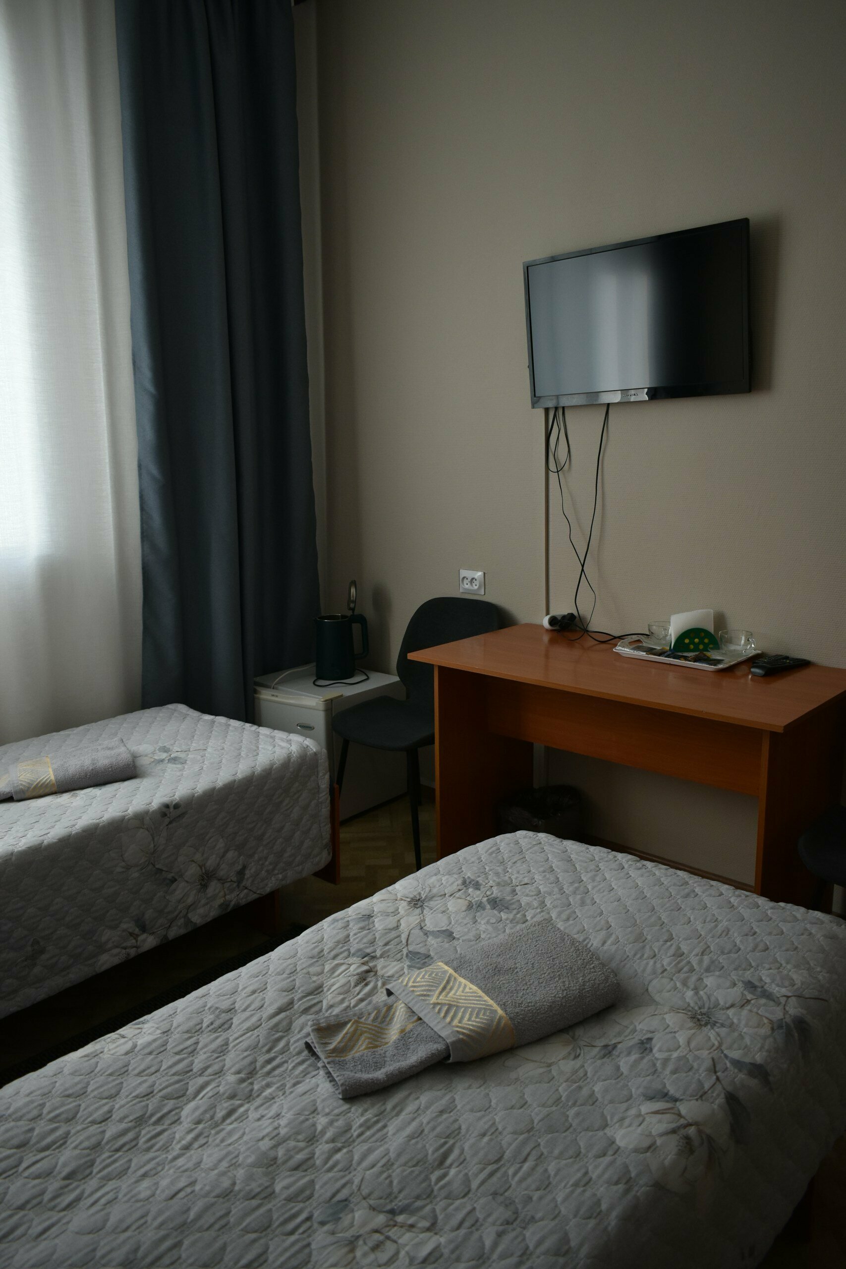 Двухместный номер с общем душем и туалетом