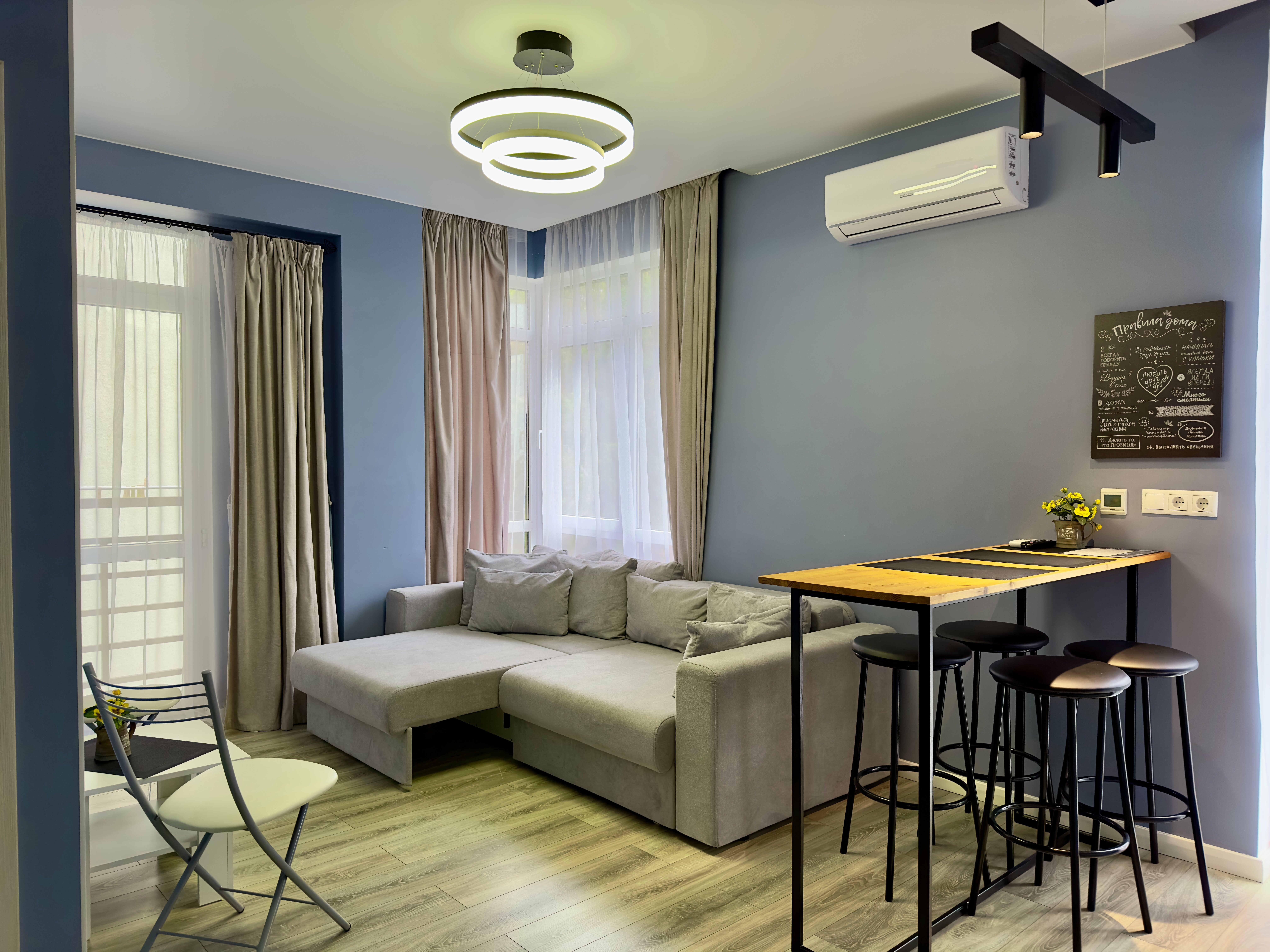 Апартаменты с 1 спальней