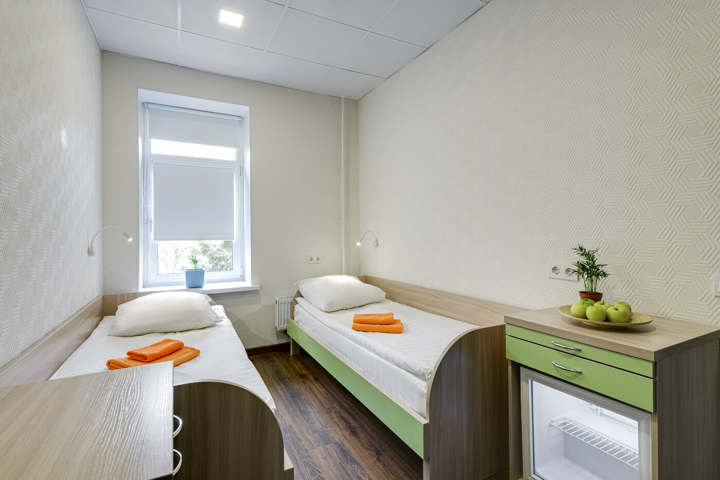 Бюджетный двухместный номер с 2 отдельными кроватями