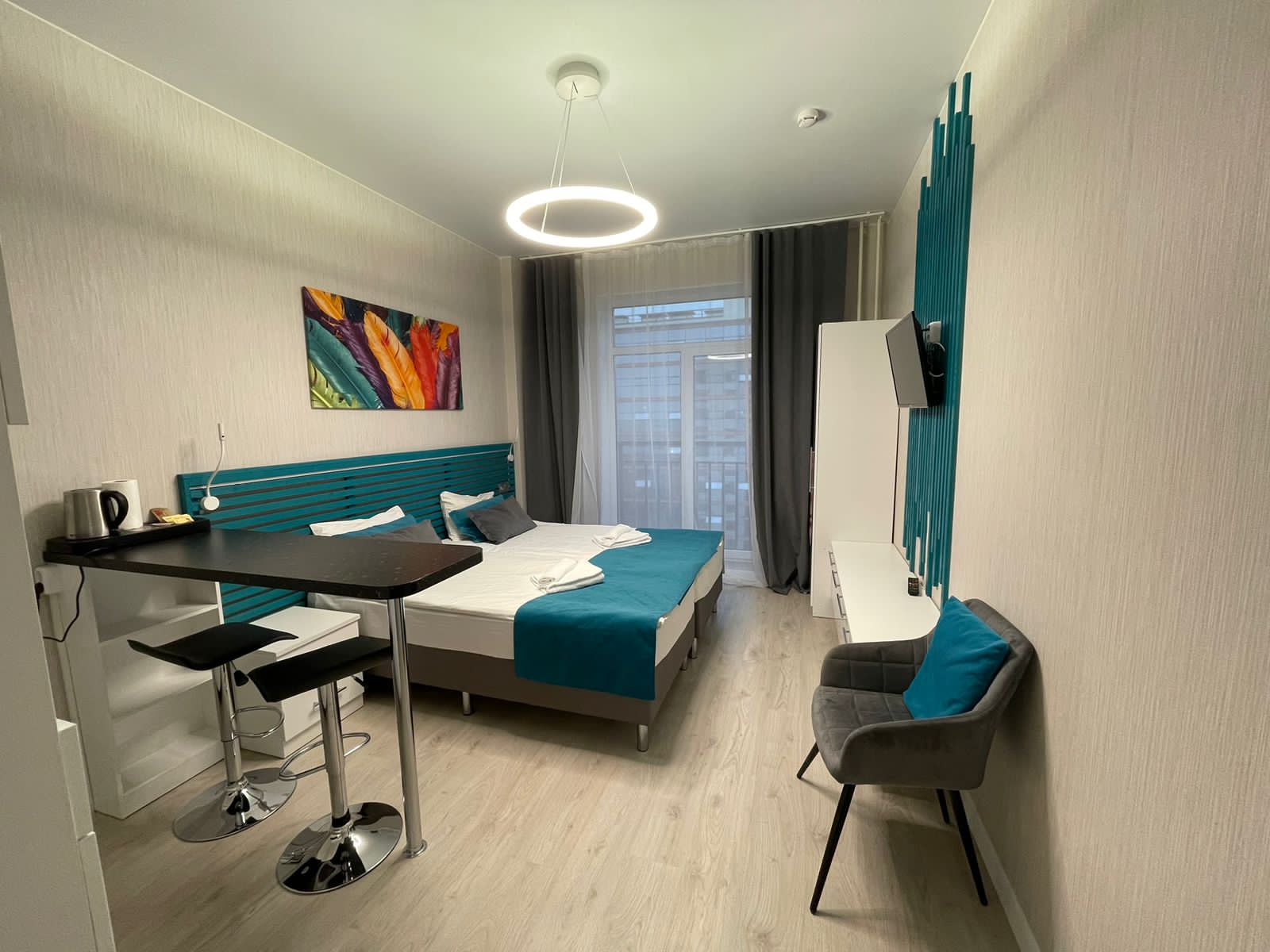 Улучшенный двухместный номер с 1 кроватью или 2 отдельными кроватями, вид на город