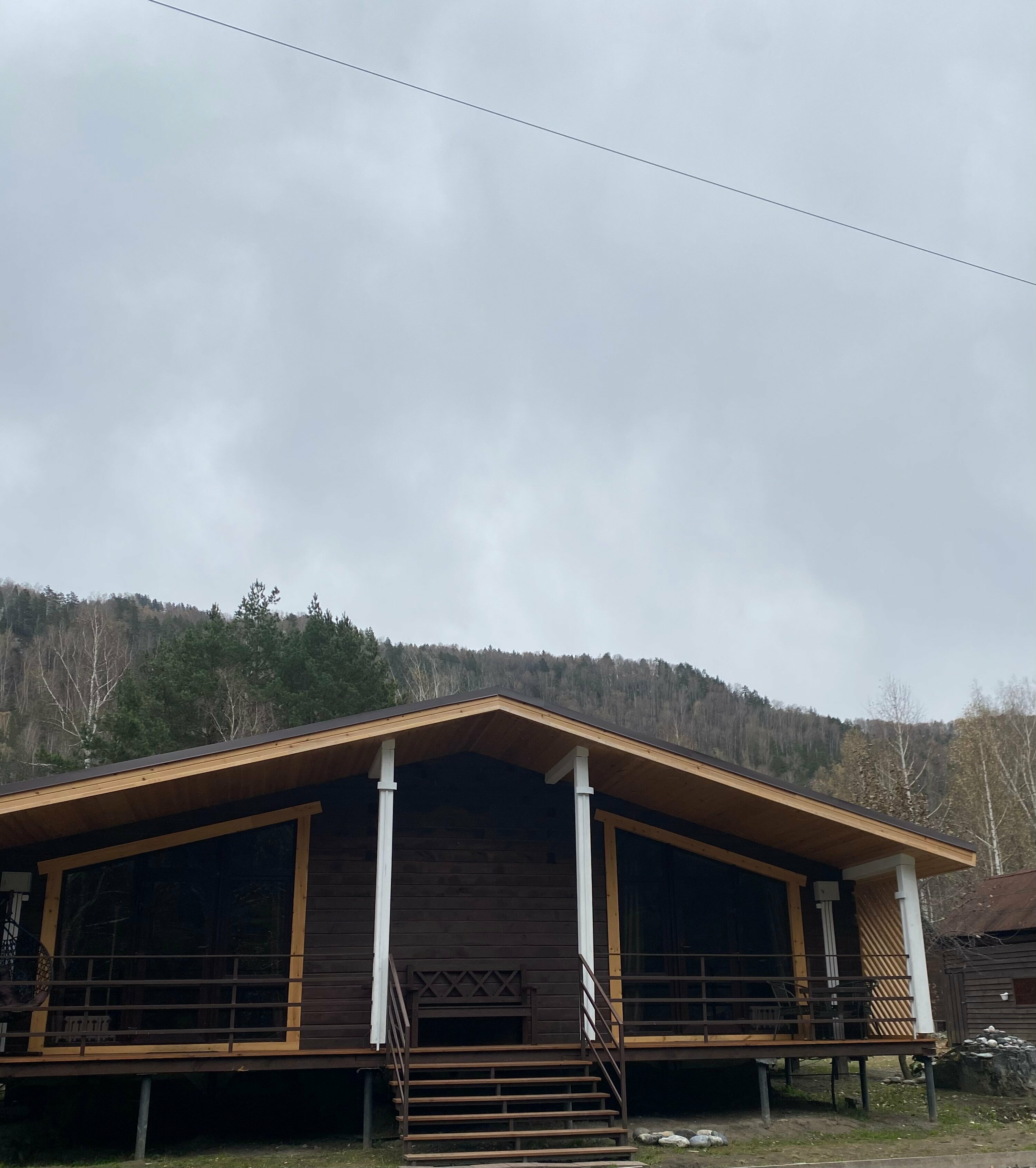 Двухместный номер с 1 кроватью и видом на горы