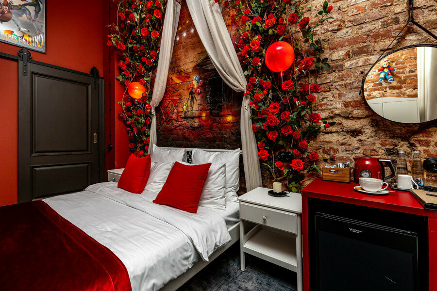 Двухместный номер с 1 кроватью и собственной ванной комнатой