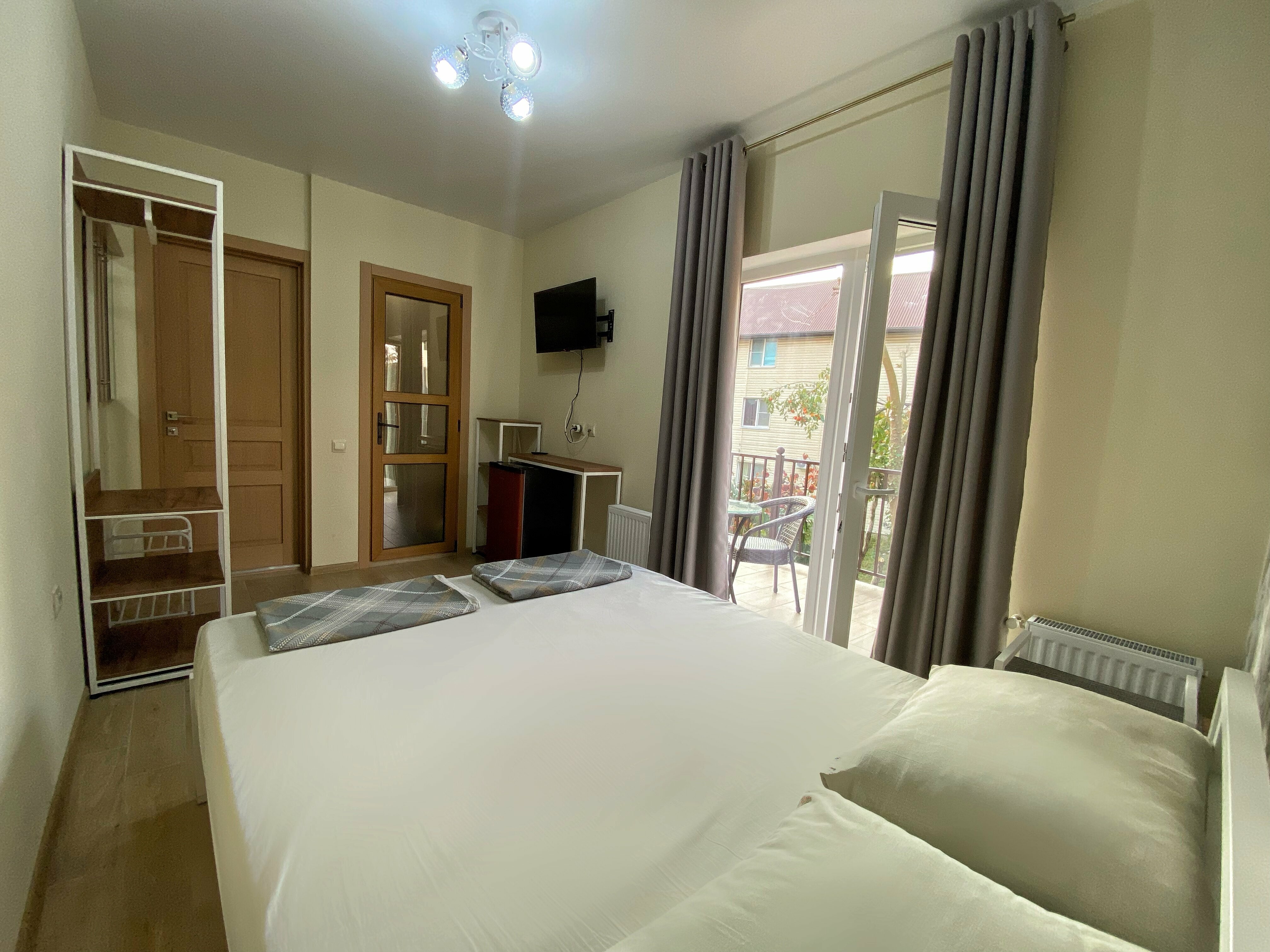 Двухместный номер с 1 кроватью и террасой