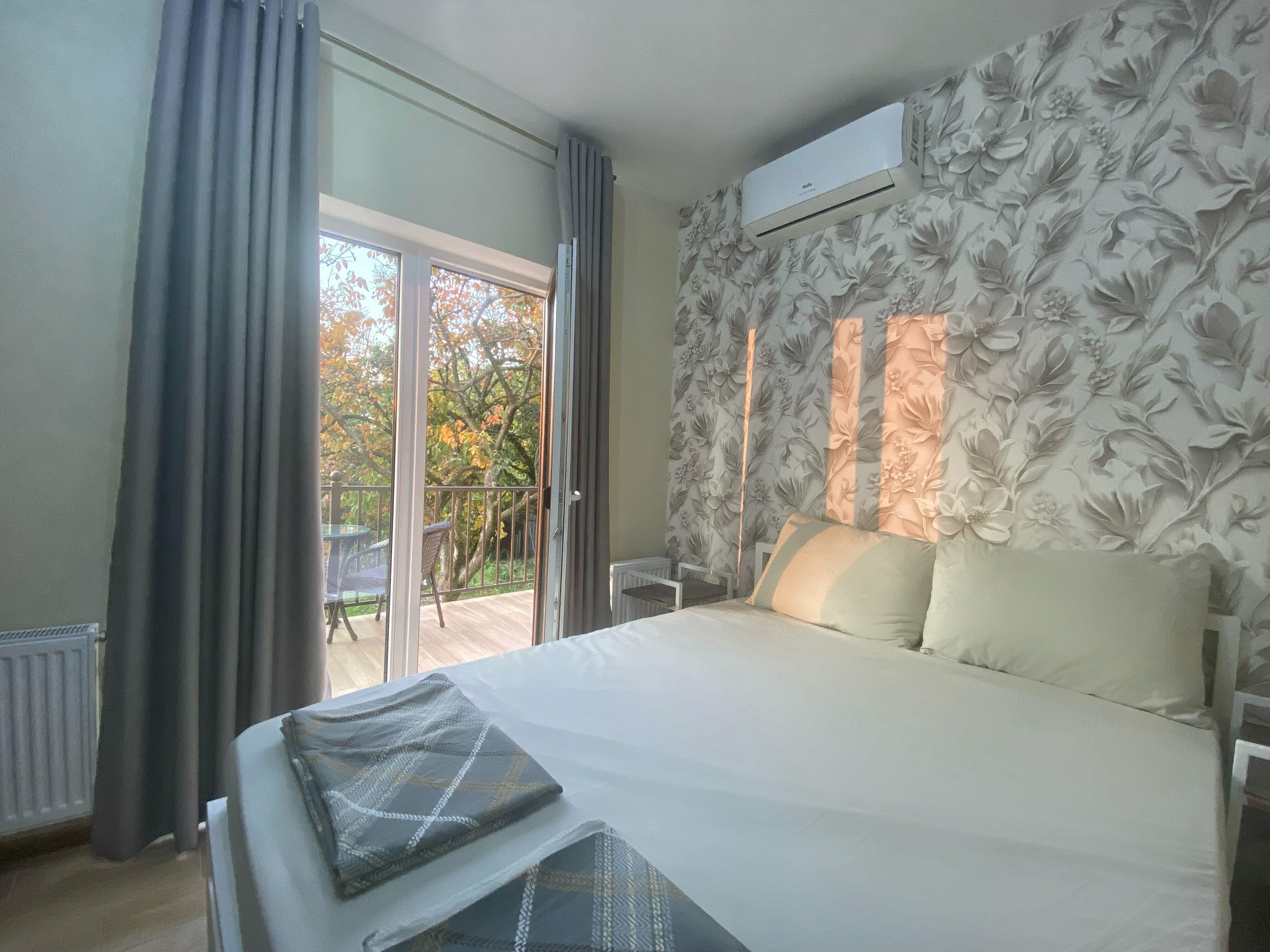 Двухместный номер с 1 кроватью и террасой