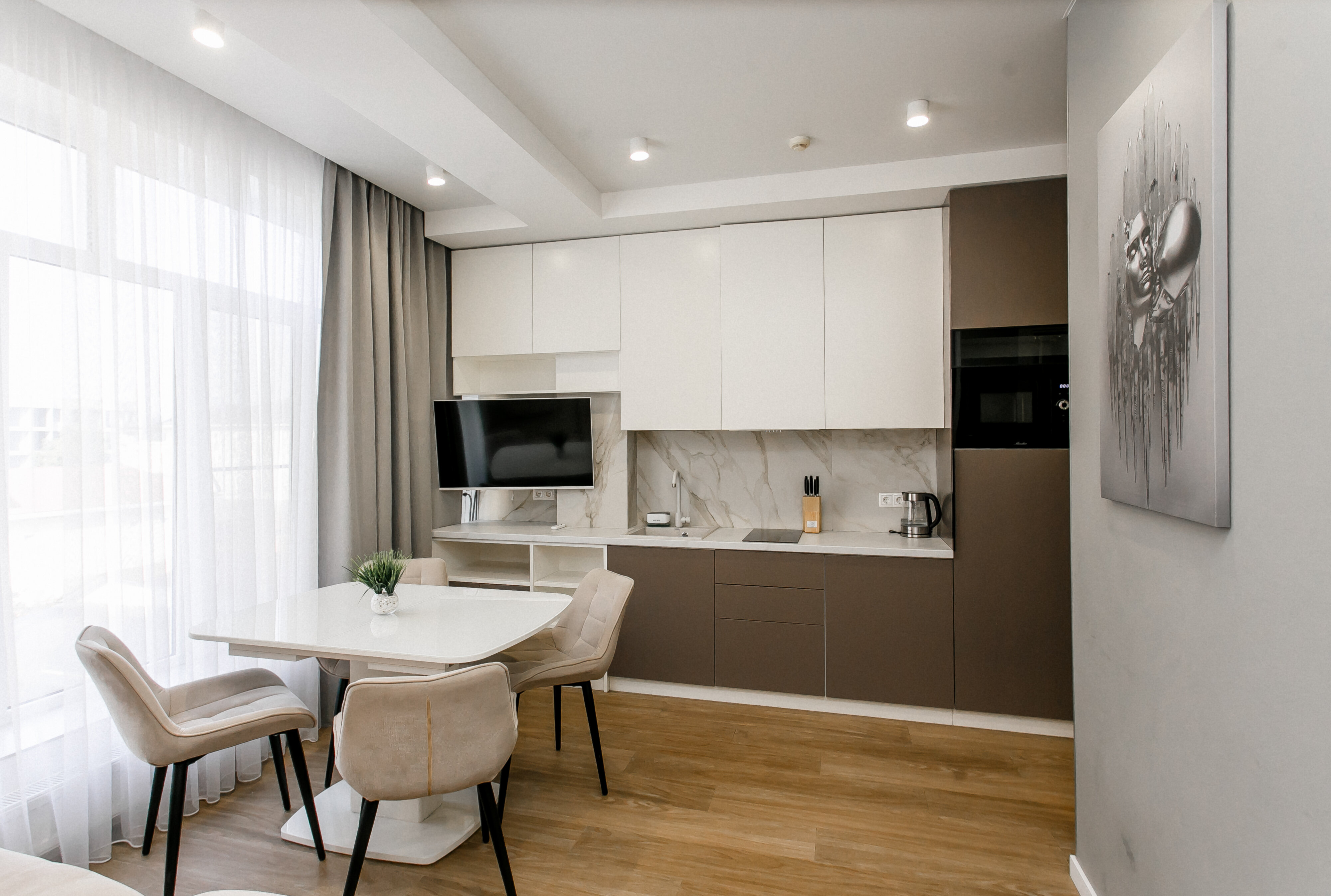 Апартаменты с кухней двухкомнатные