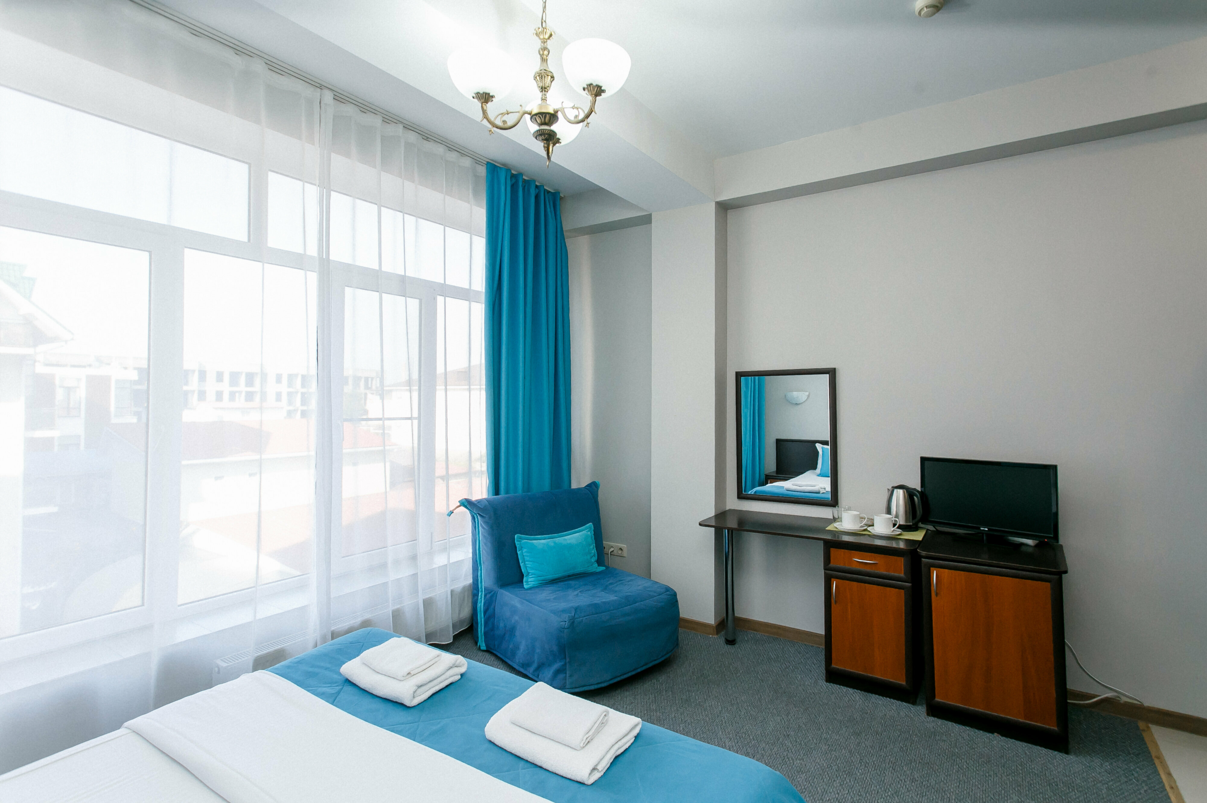 Улучшенный номер с кроватью размера «king-size» или 2 отдельными кроватями