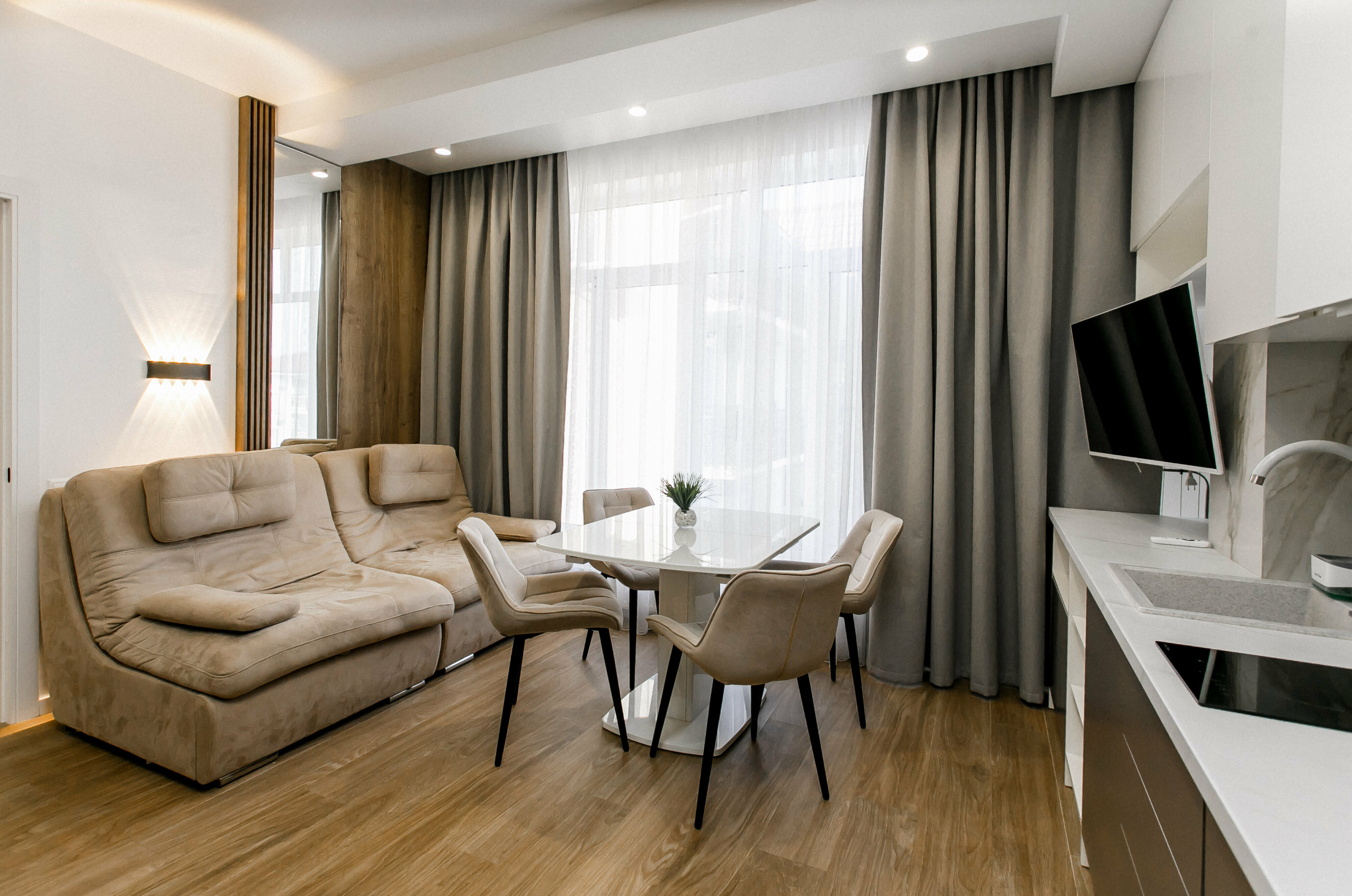 Апартаменты с кухней двухкомнатные