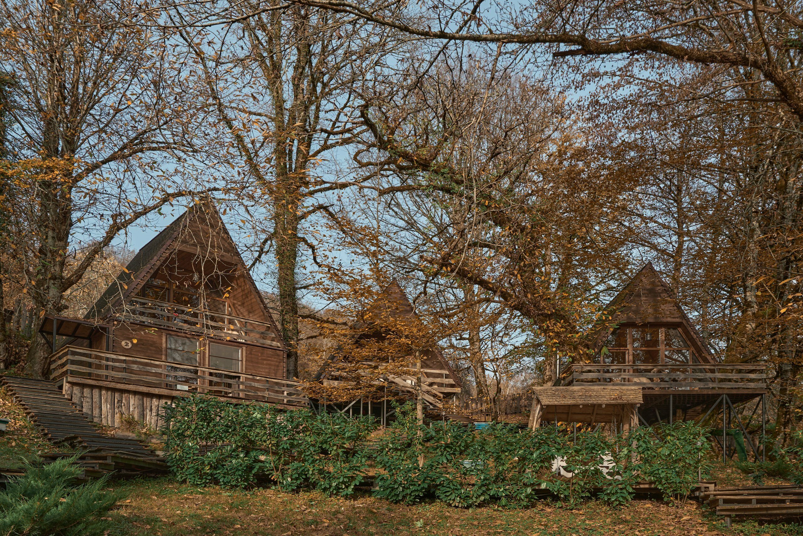 ЭКО-ЛОДЖ двухэтажный с балконом