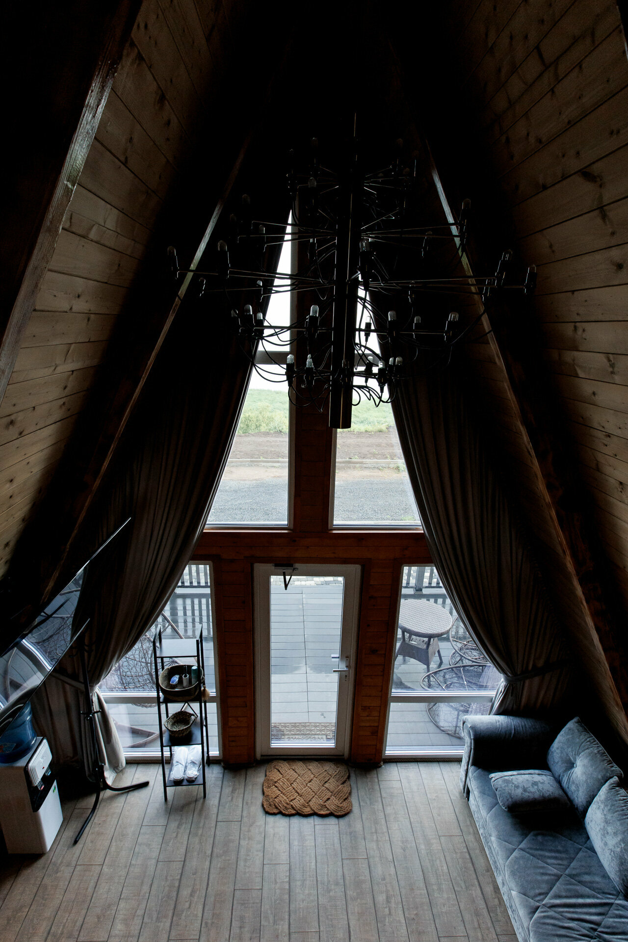 A-фрейм с баней