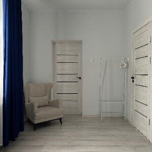 Однокомнатные апартаменты 3 (1 двуспальная кровать)