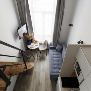 Двухуровневая двухместная Студия