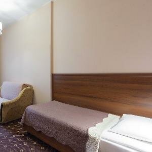 Стандартный одноместный однокомнатный номер с одной односпальной кроватью