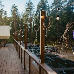 Терраса с 2 лоджами