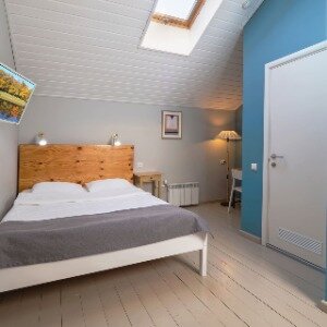 Лофт с двуспальной кроватью