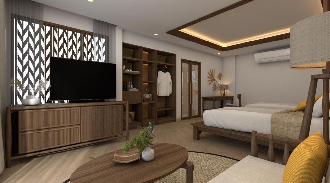 One-Bedroom Tropical Villa with Spa Bath