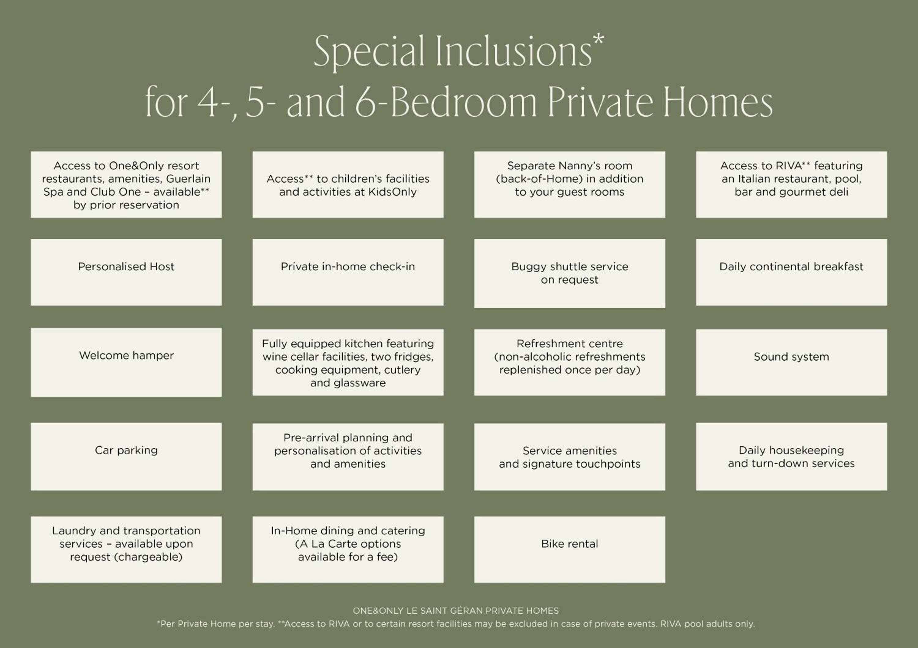 Five-Bedroom Ocean Front Private Homes With Pool