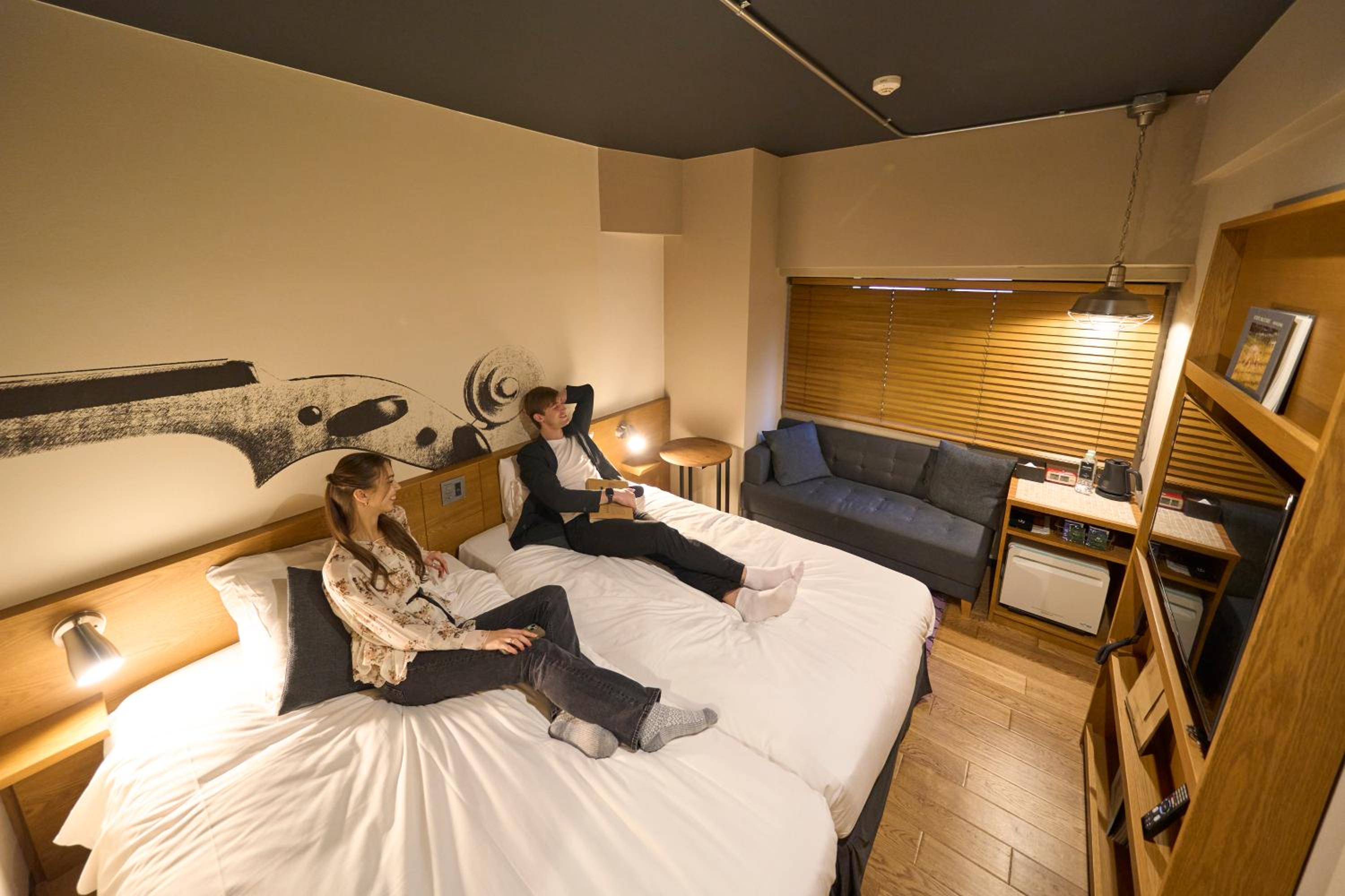 Standard Twin Room - Non-Smoking with Ramen Breakfast Included