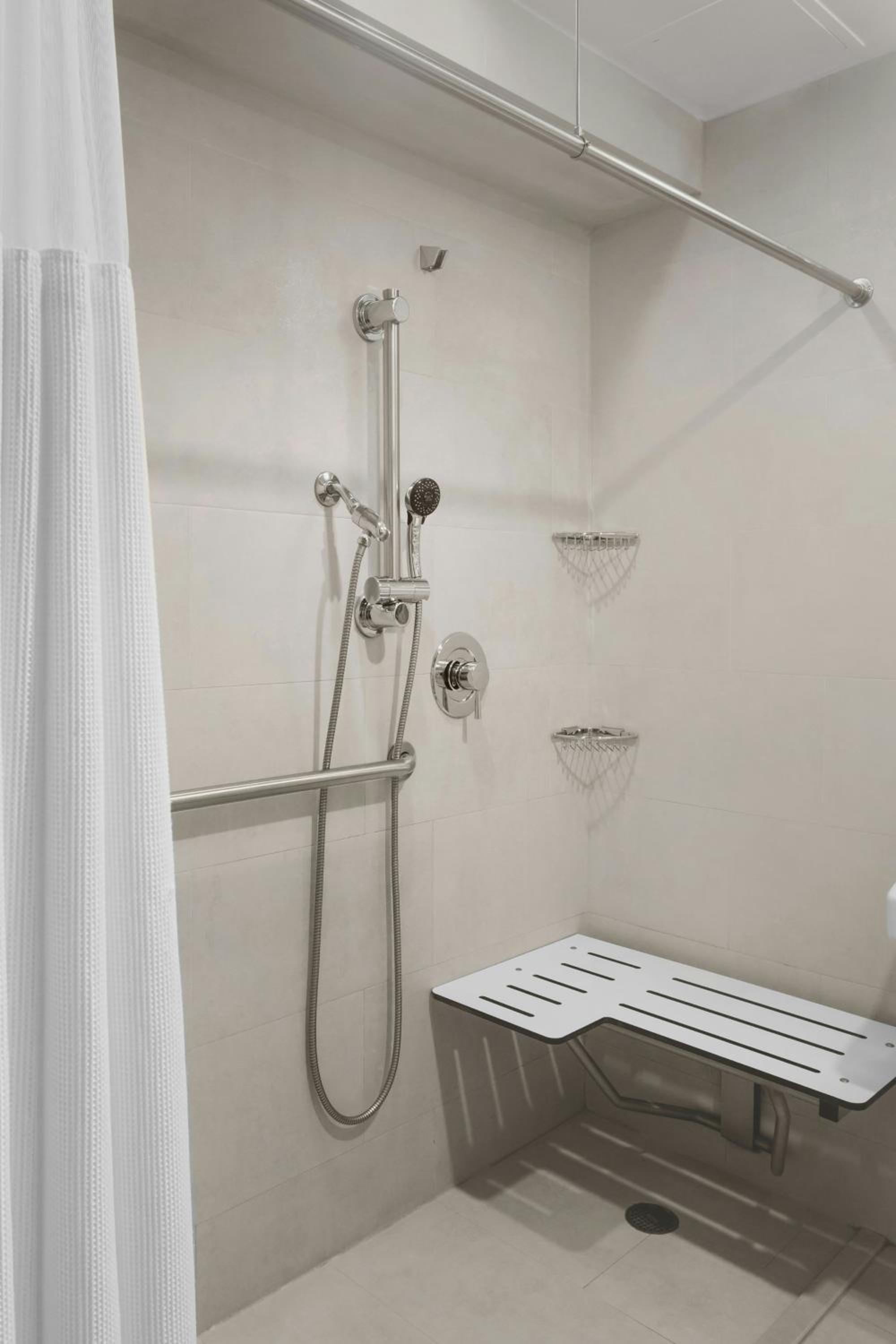 King Room - Mobility and Hearing Accessible with Roll-in Shower