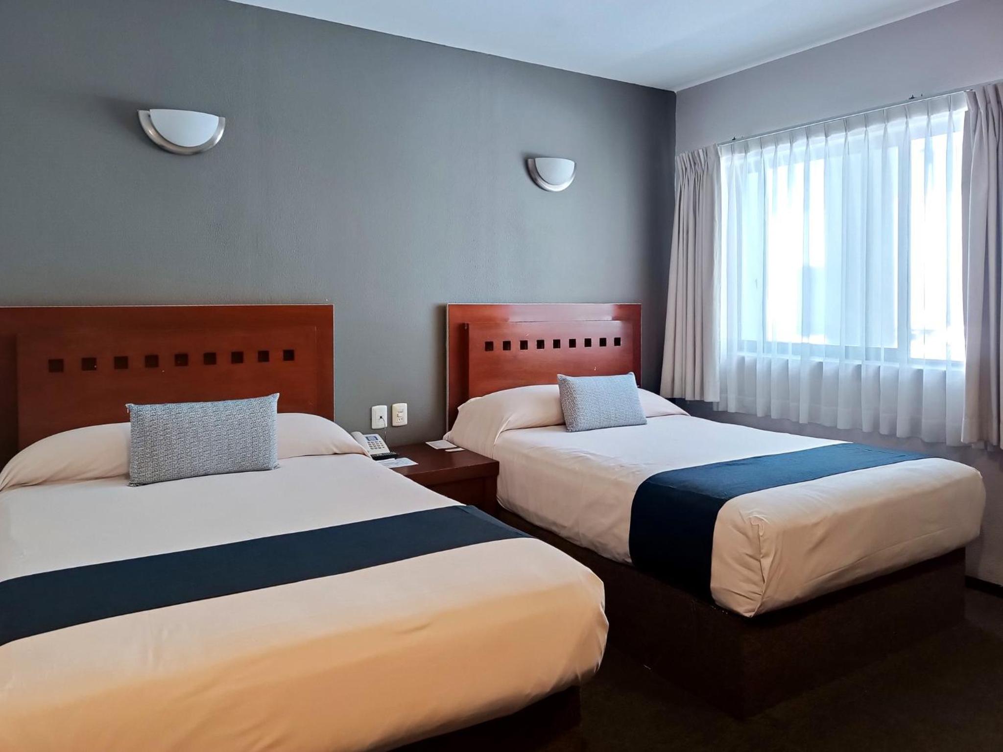 Budget Double Room with Two Double Beds