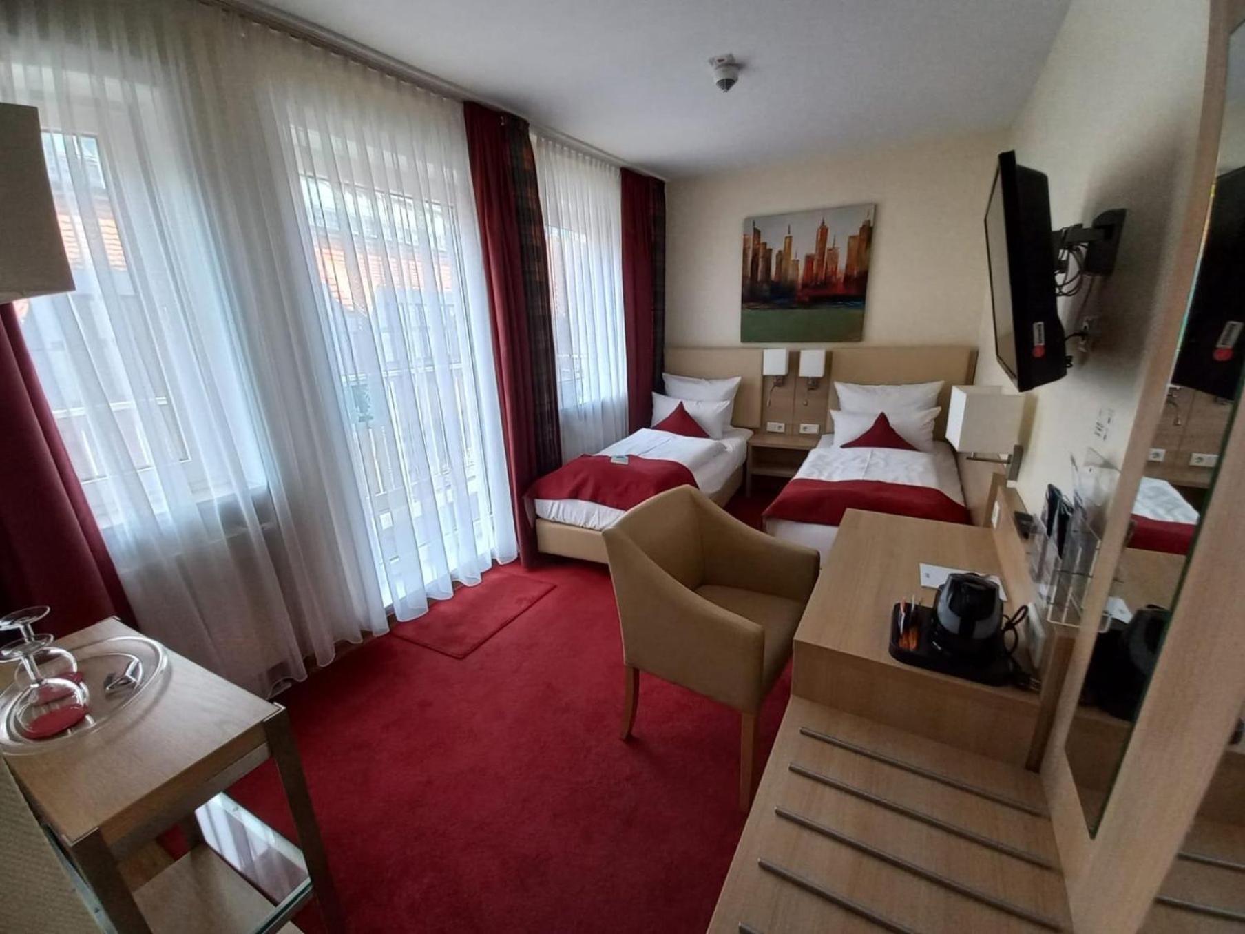 Premium Family Twin Room with Furnished Balcony and Sofa Bed