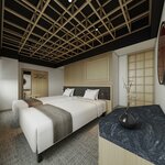 Twin Room with Mountain View в Fujinomiya Fujikyu Hotel