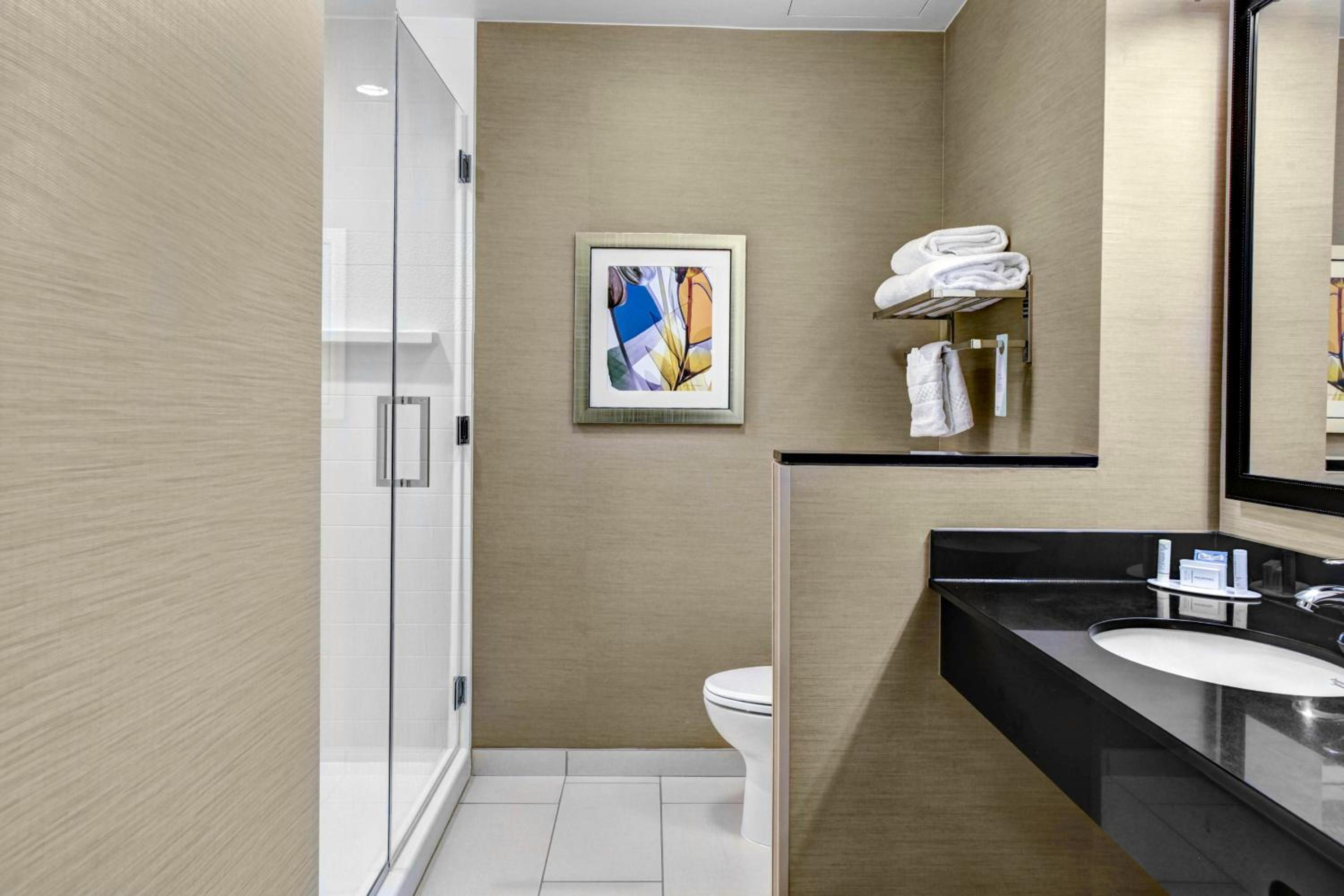 King Room with Roll-in Shower - Mobility and Hearing Accessible