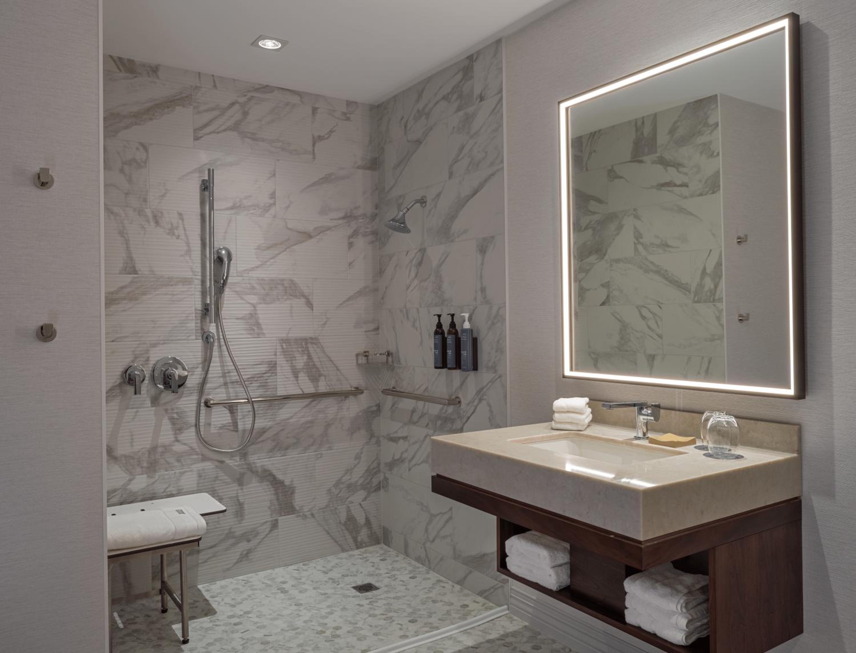 Corner King Suite with Sofa Bed and Tub - Mobility/Hearing Accessible