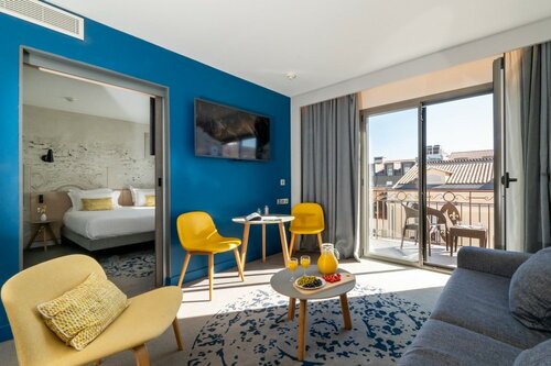 Premium Apartment, 1 Double Bed with Sofa bed в Nemea Appart Hotel Cannes Palais