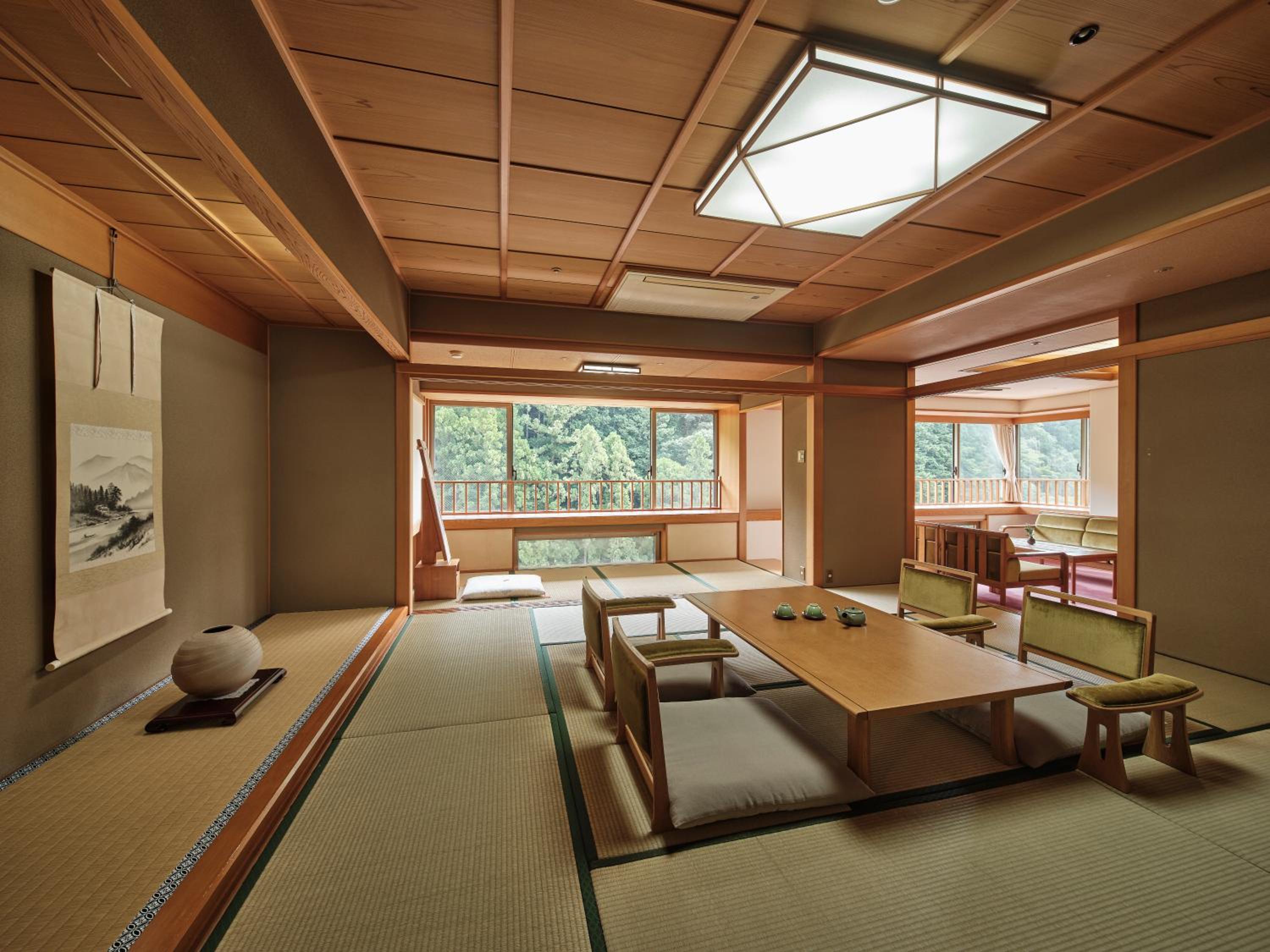 Premium Japanese-Style Room With River and Forest View - Non Smoking    