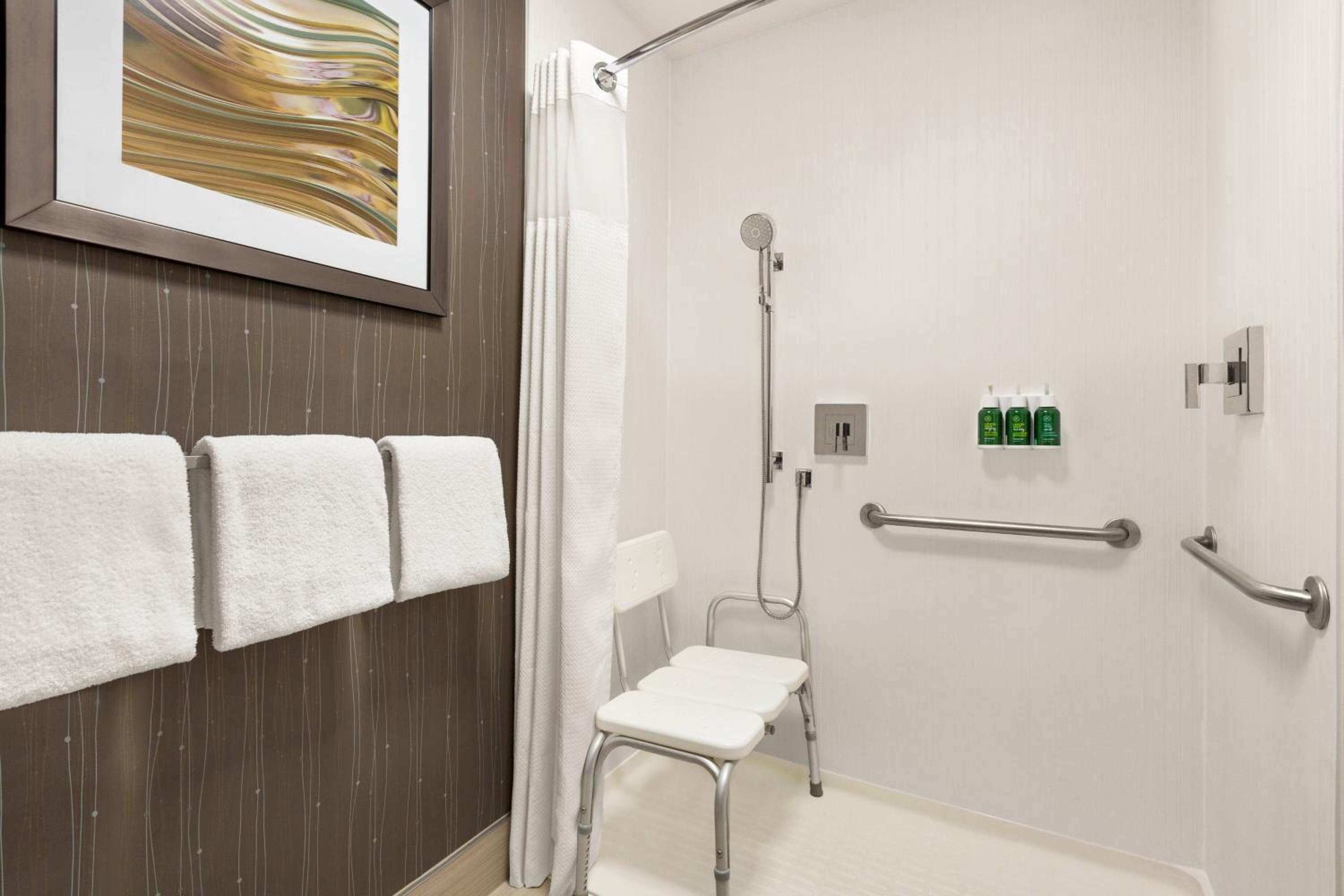 King Room with Roll-in Shower - Mobility and Hearing Accessible