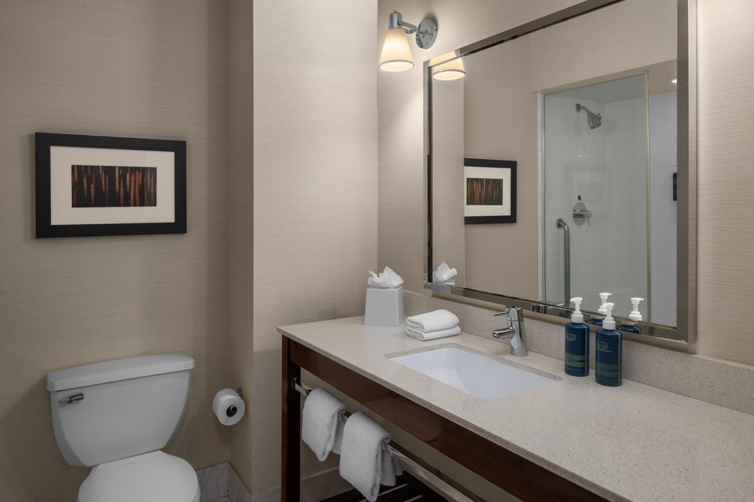 Queen Room with Two Queen Beds  and Adapted Tub - Mobility and Hearing Accessible