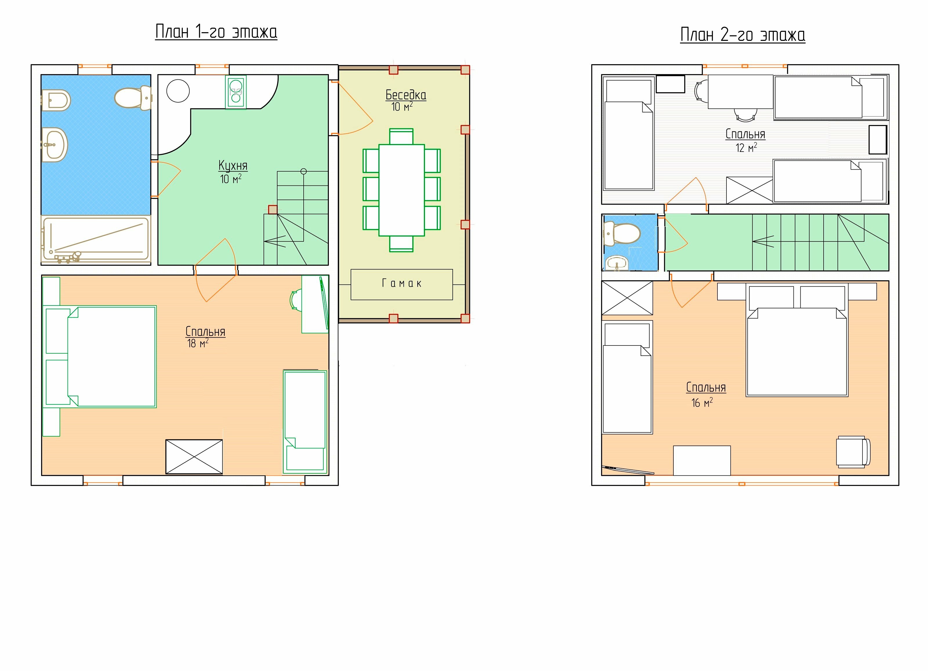 Шале с 3 спальнями