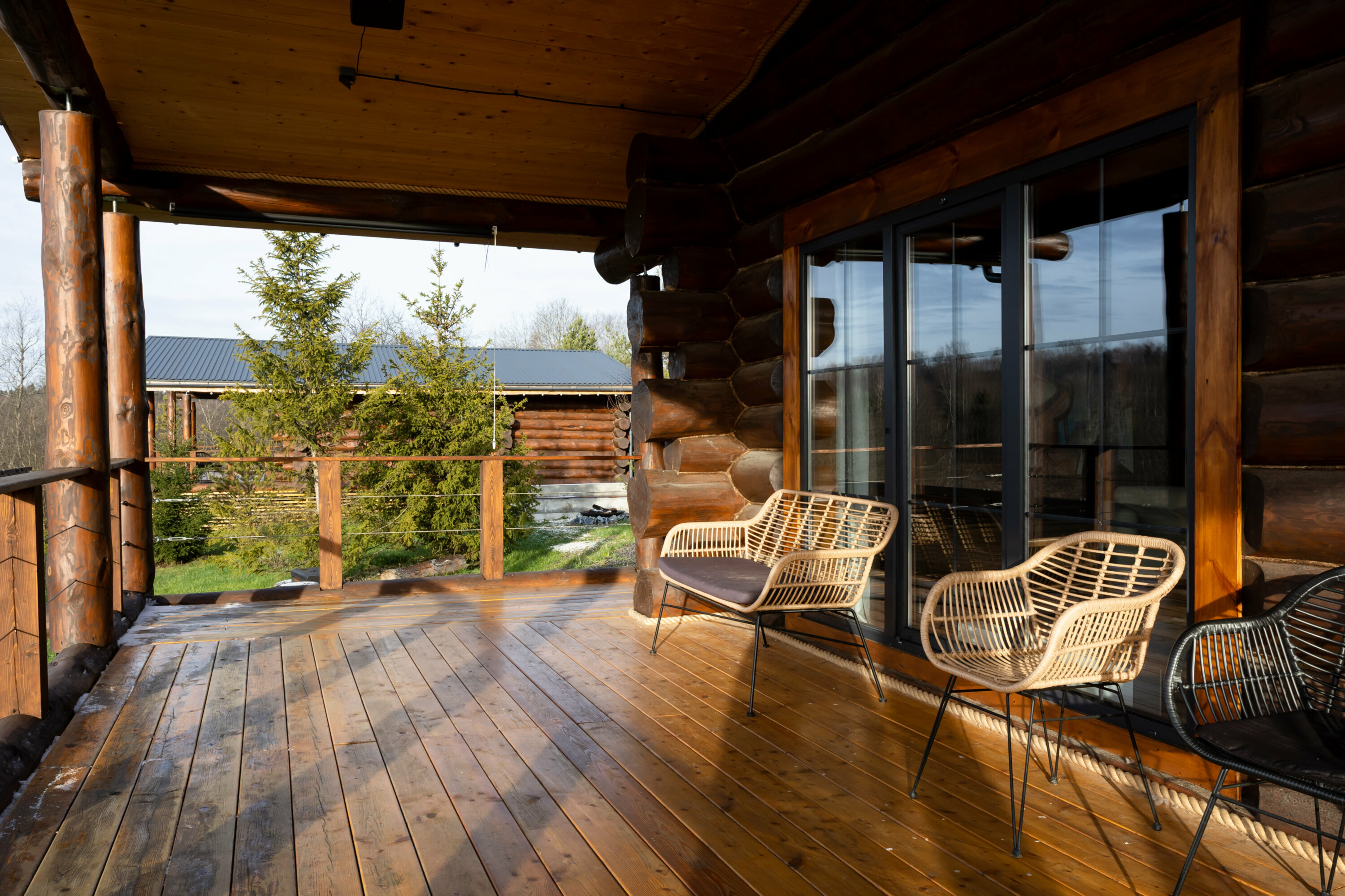 Коттедж с видом на лес