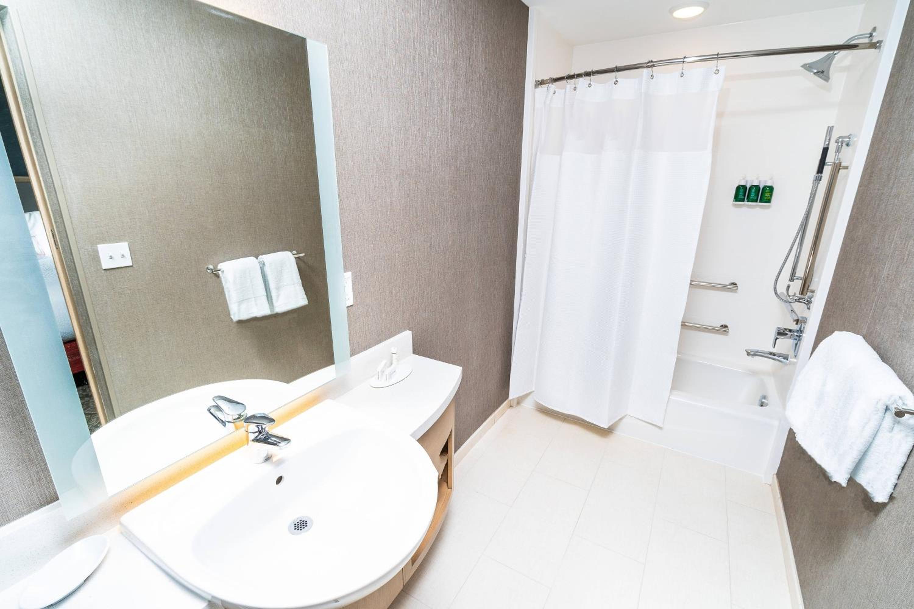 Queen Suite with Sofa Bed and Roll-in Shower - Mobility Accessible