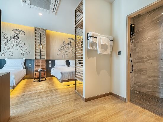 Family Room With Bathroom