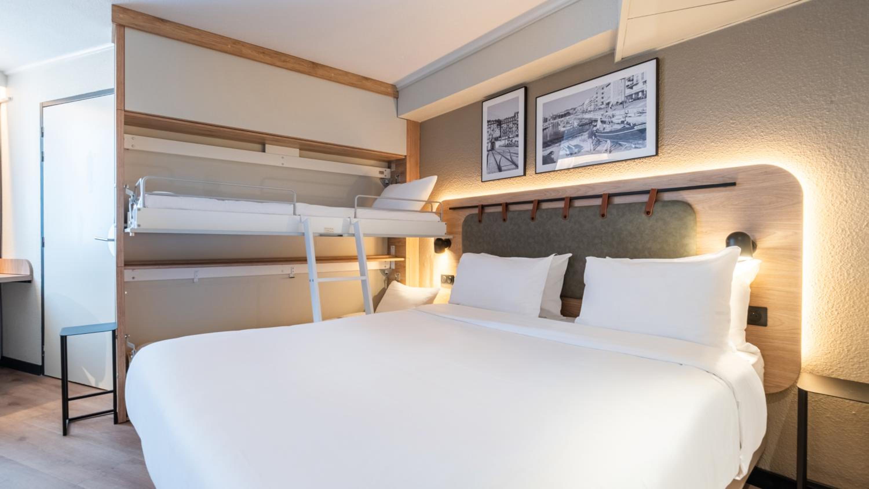 Standard Queen Room with One Sofa Bed and Two Bunk Beds