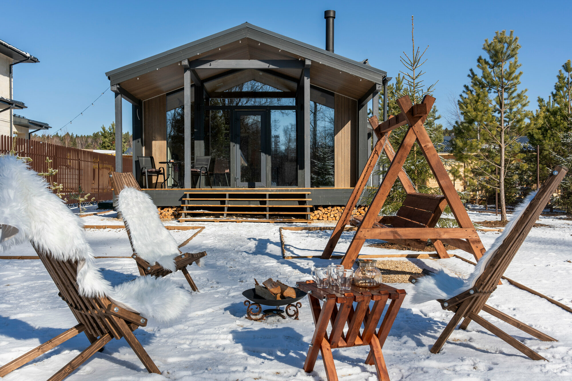 Панорама 1 |Lato 80 м² у Леса| Баня|Чан