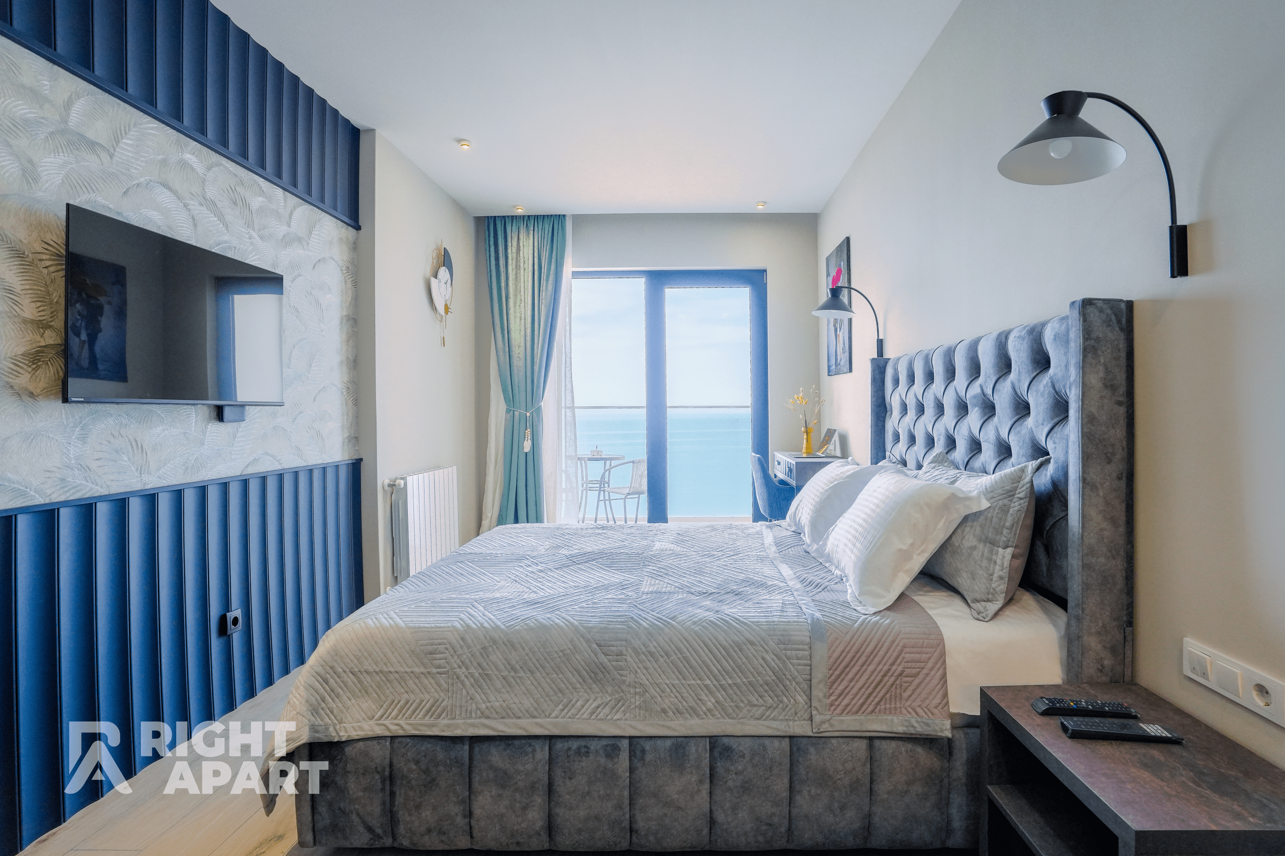 Двухместный номер с 1 кроватью и видом на море