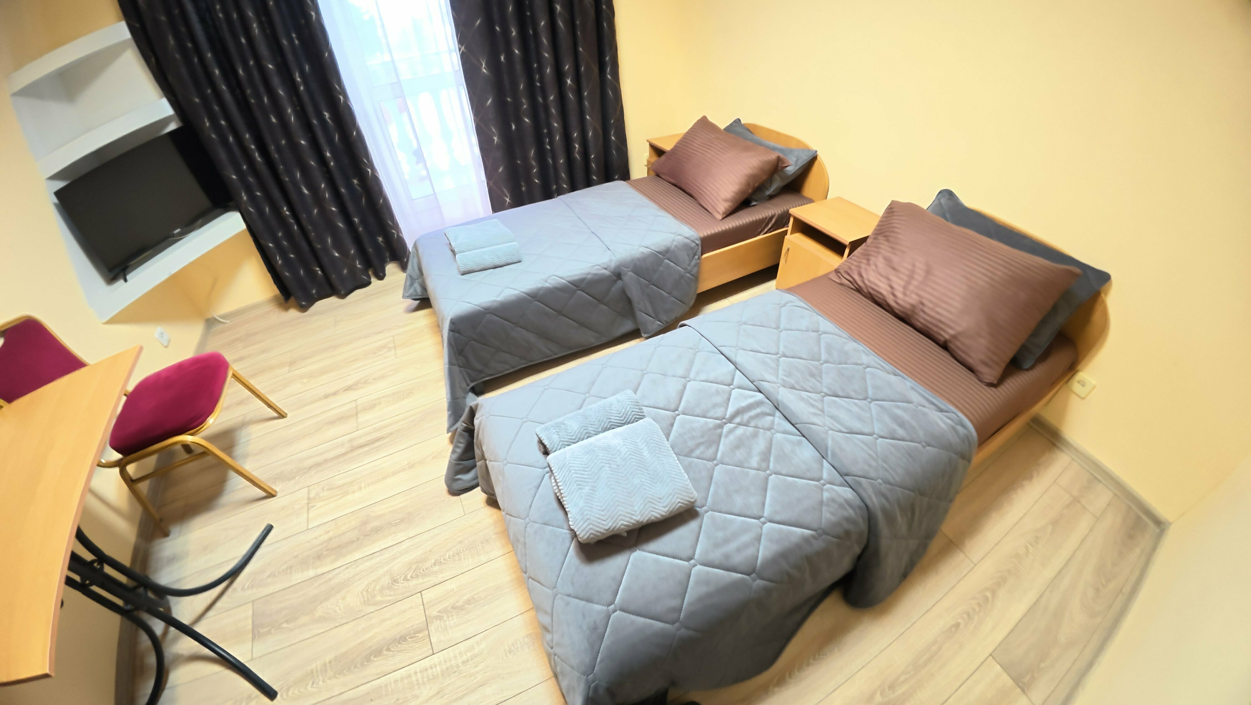 Двухместный номер с 1 кроватью или 2 отдельными кроватями и балконом