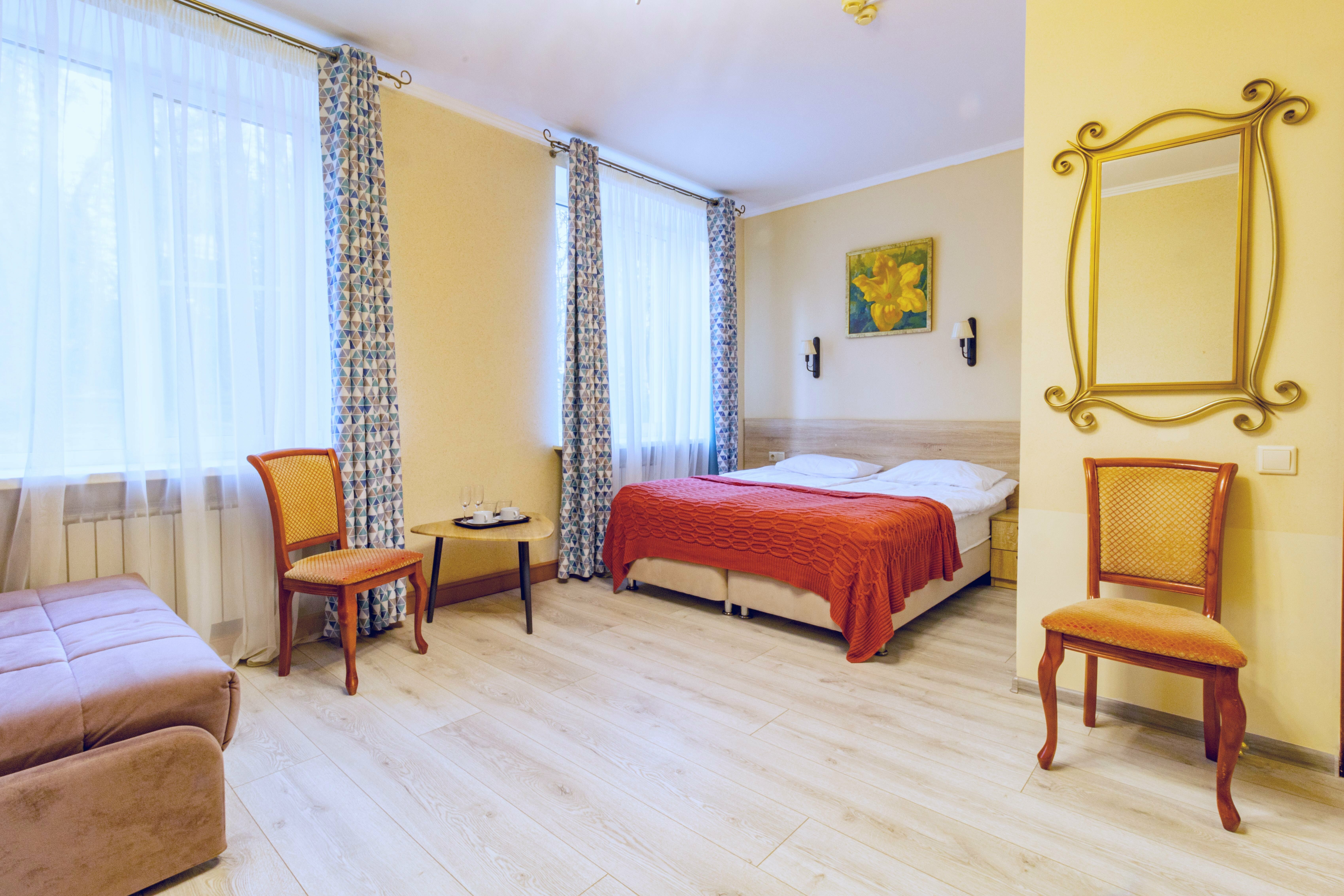 Двухместный номер с 1 кроватью и видом на парк