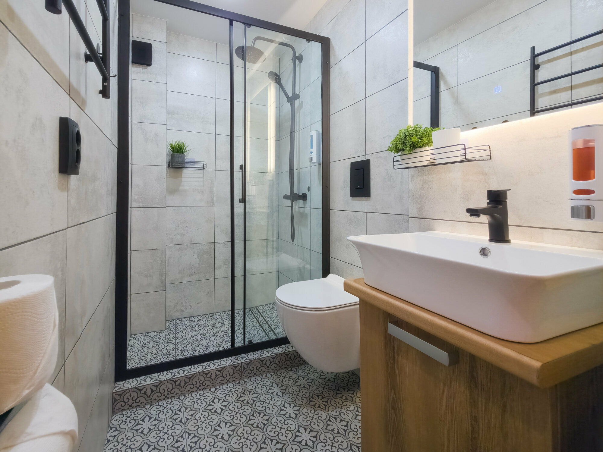 Однокомнатные апартаменты люкс с видом во двор