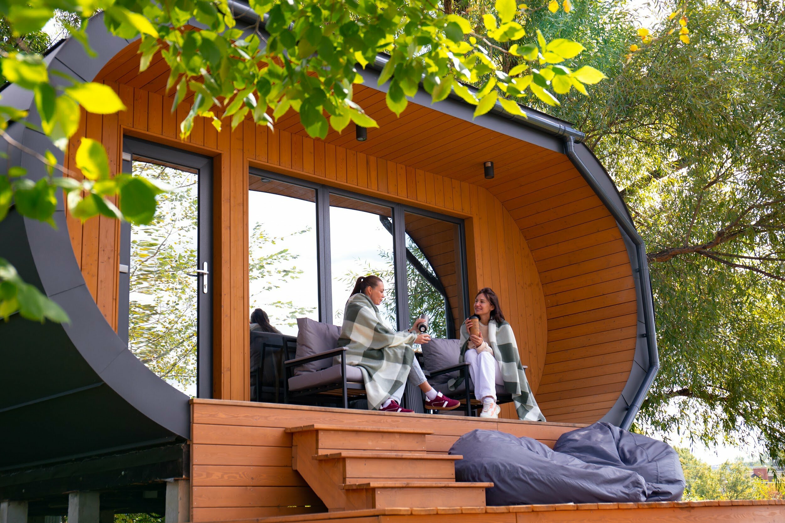 Двухместный номер с 1 кроватью и видом на озеро