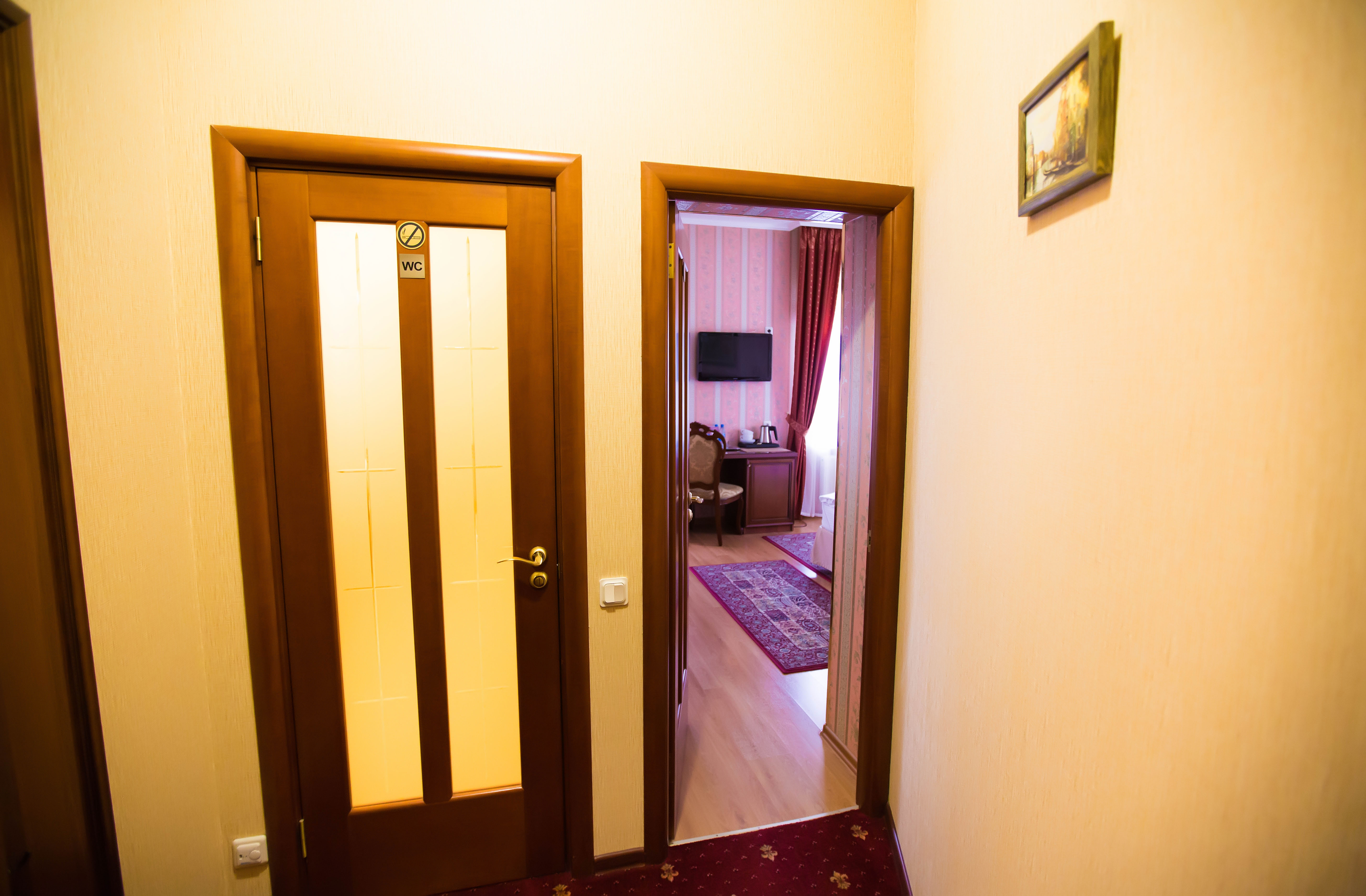 Двухместный номер с 1 кроватью и балконом