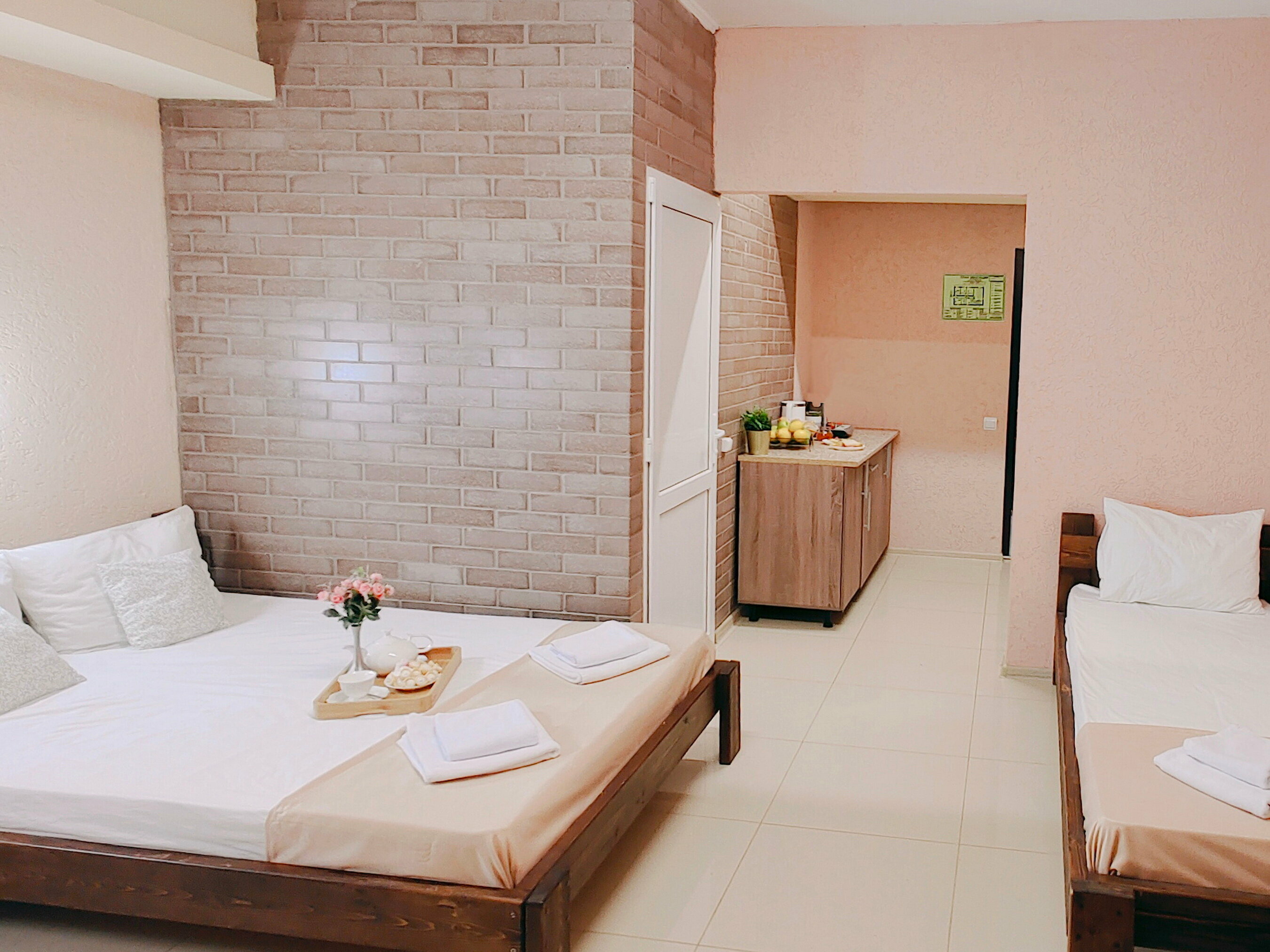 4х местная Студия с мини-кухней и террасой