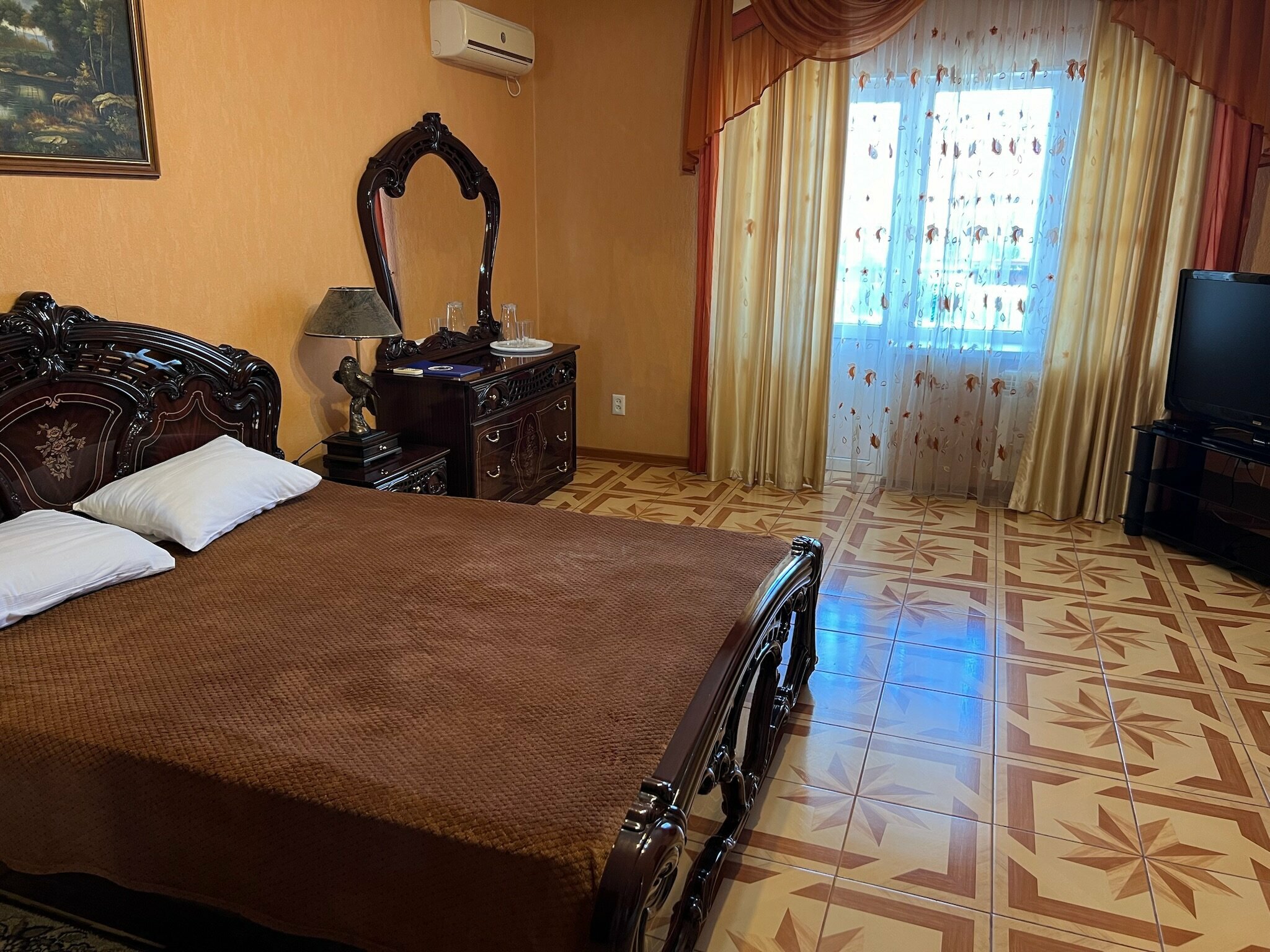 Двухместный номер Делюкс с 1 кроватью и балконом