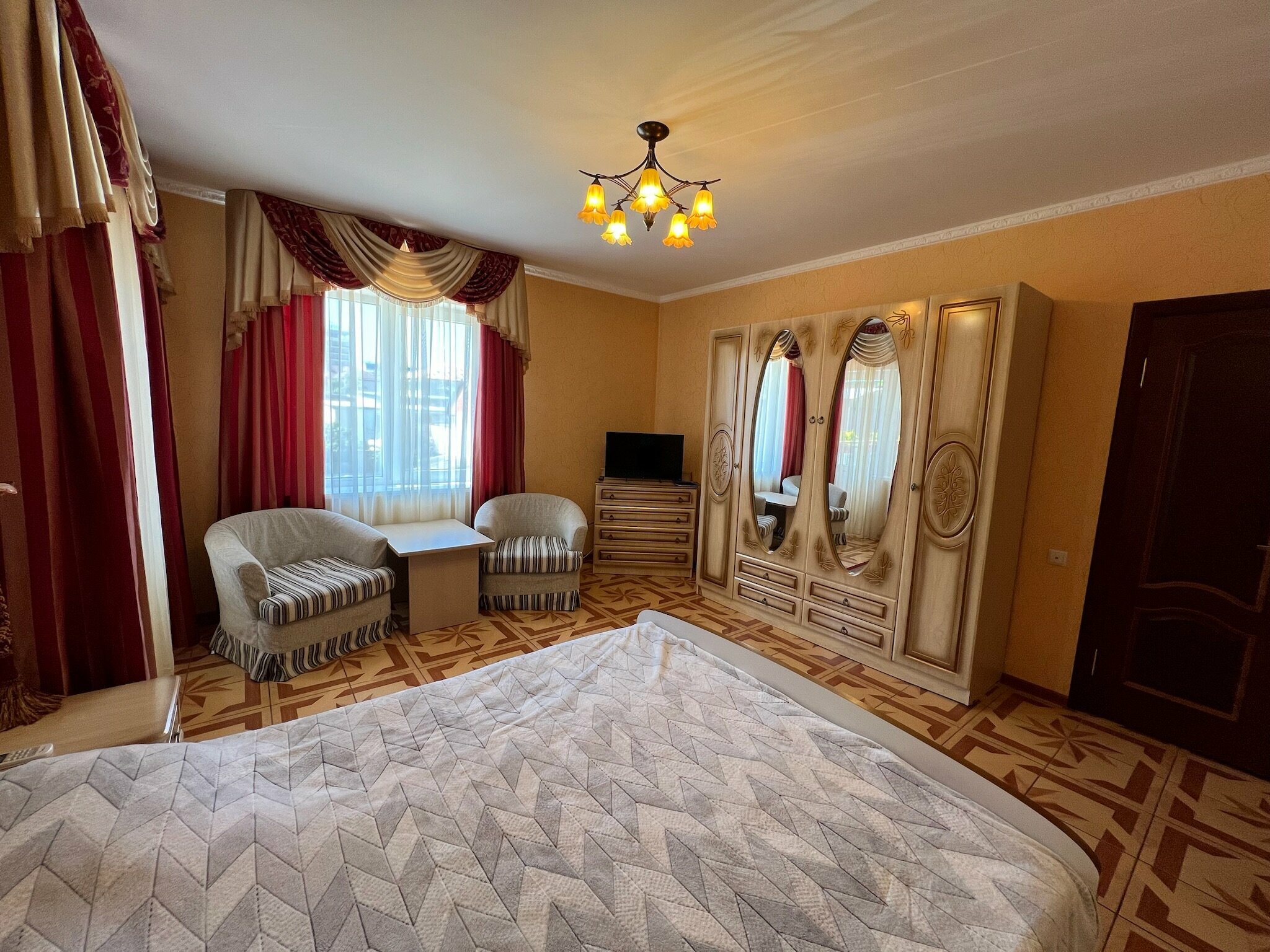 Двухместный номер Делюкс с 1 кроватью и балконом