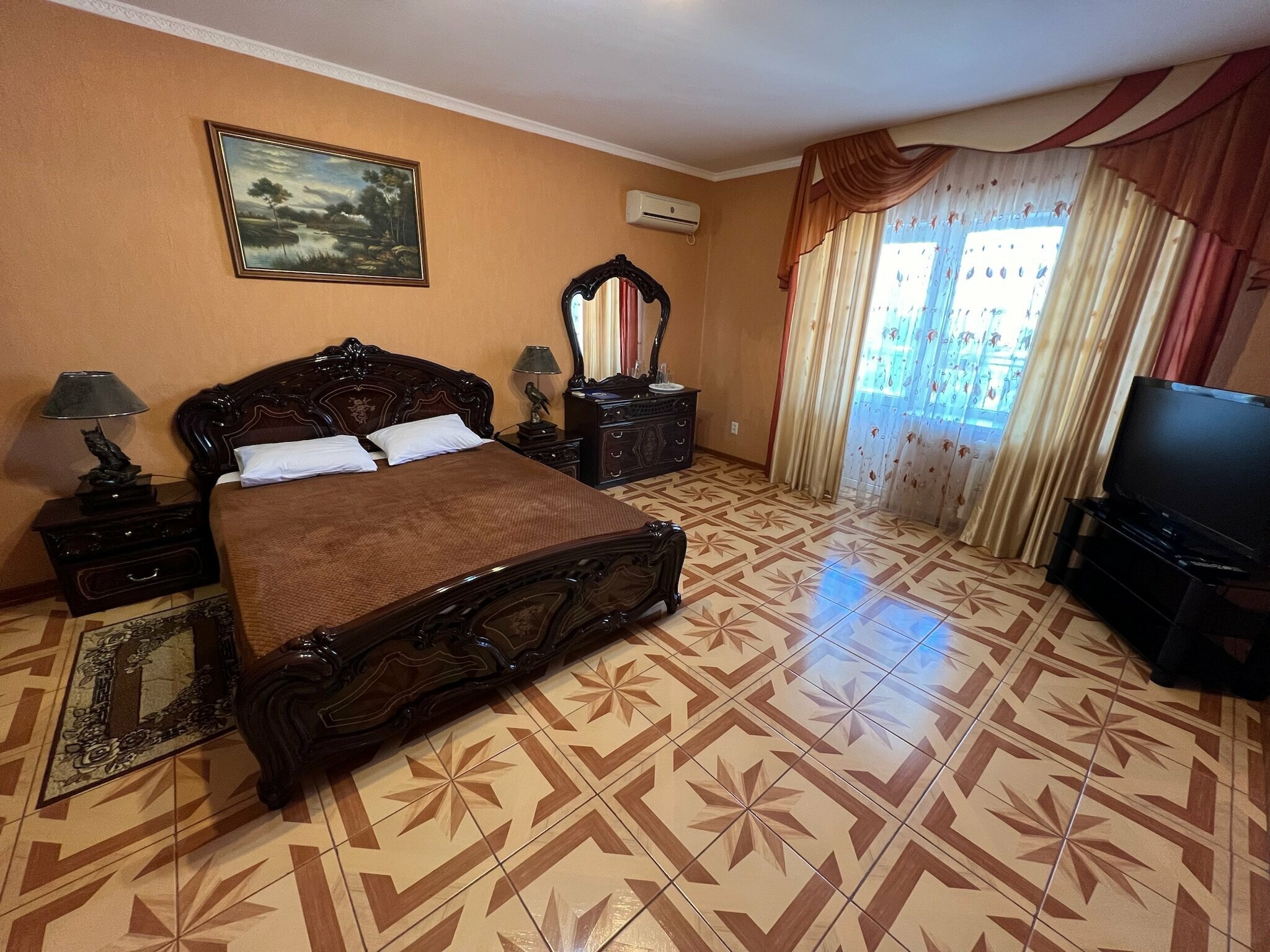 Двухместный номер Делюкс с 1 кроватью и балконом