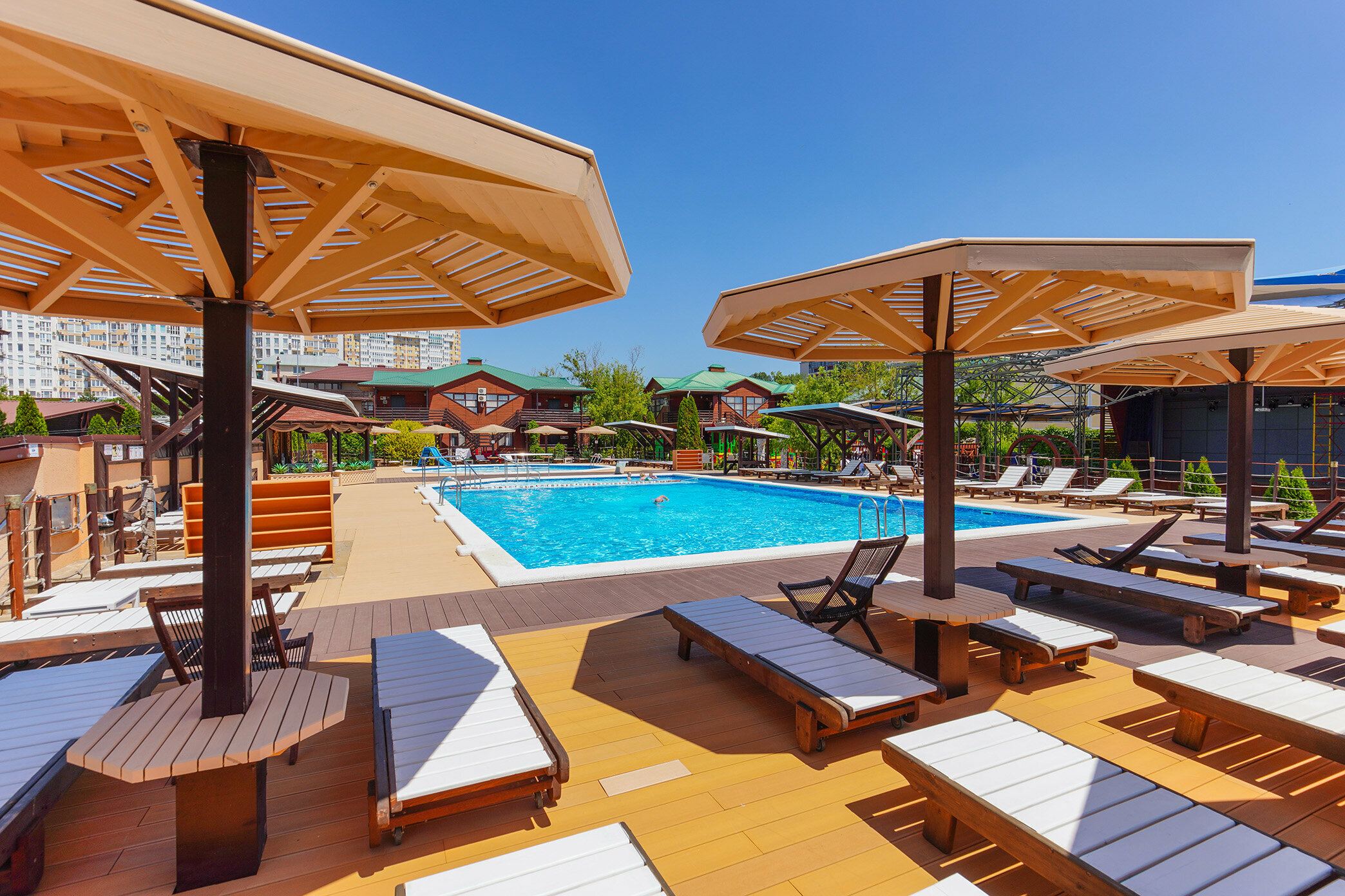 2+1 местный номер (деревянный коттедж)