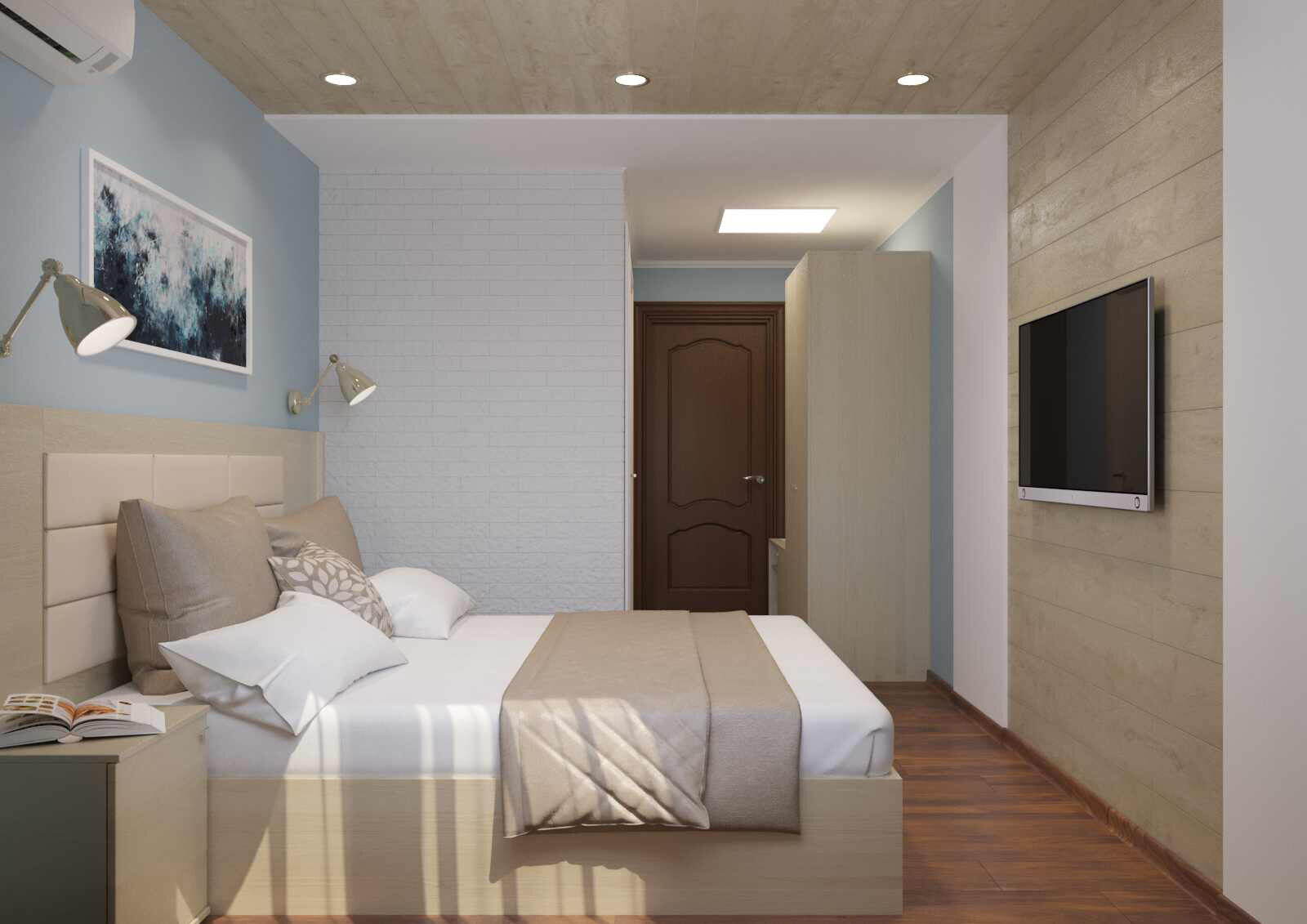 Двухместный номер с 1 кроватью и видом на реку